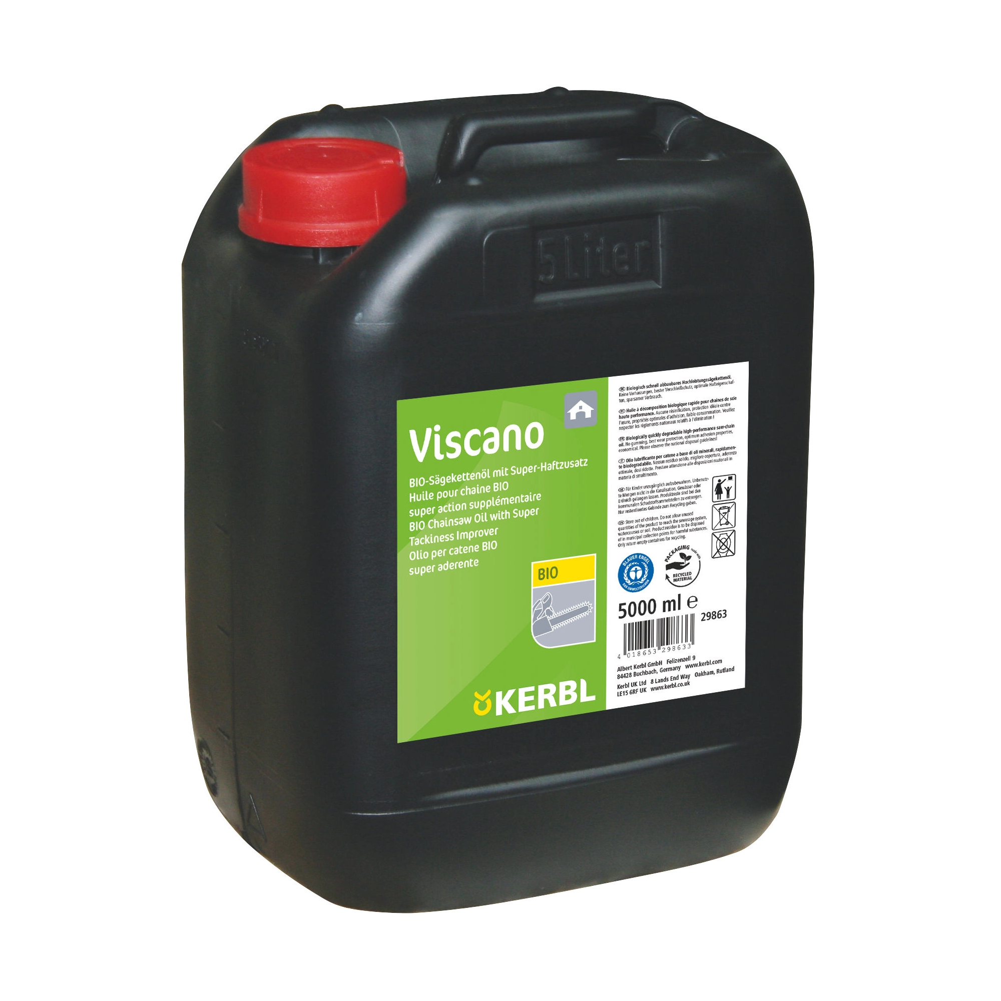 KERBL Viscano Bio fűrészlánc olaj 5l