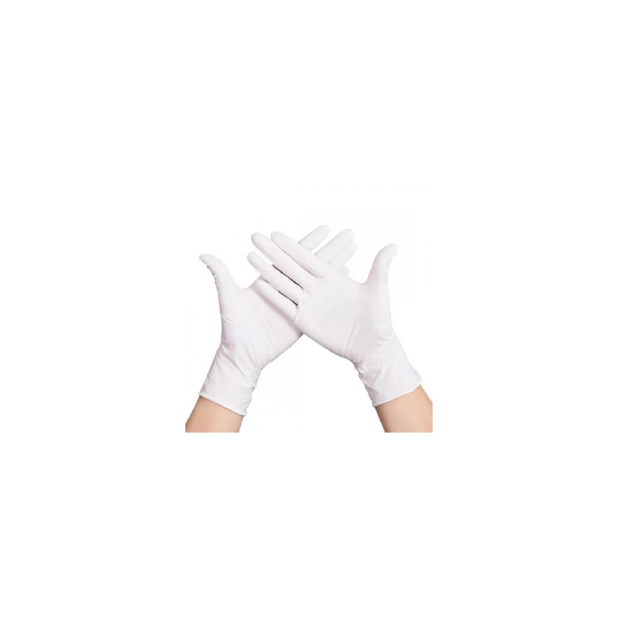 Kesztyű Eh Nitril fehér, púdermentes RESTORE - L 200x