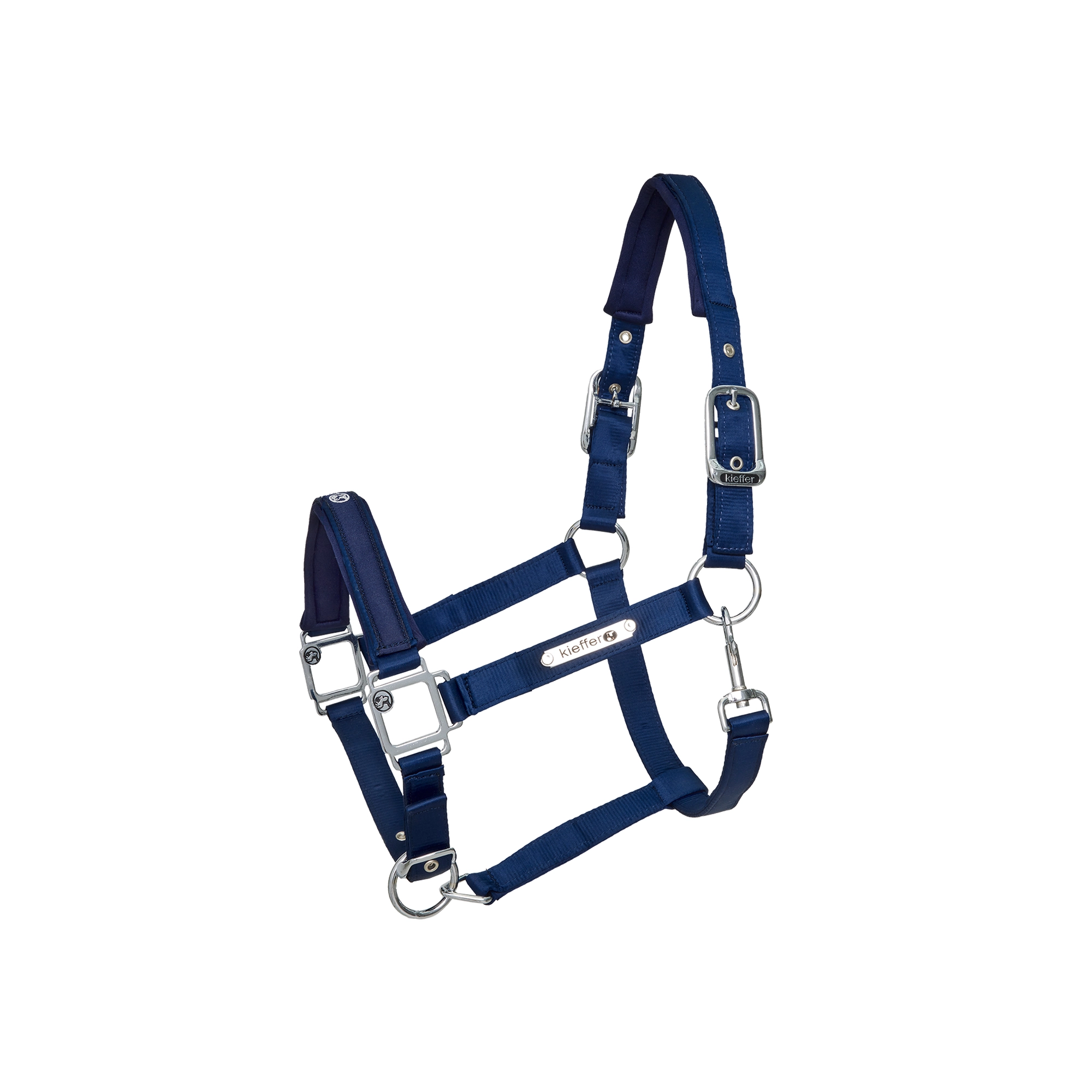 Kieffer Satin Shine kötőfék, sötétkék, cob