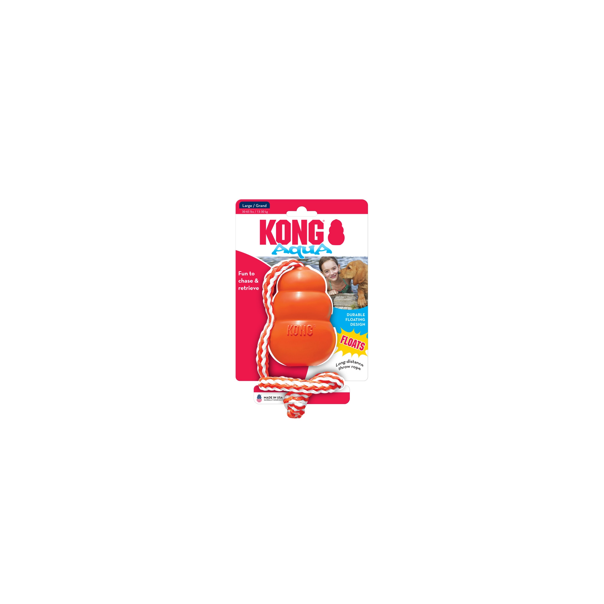 KONG Aqua Harang Kötéllel Kutyajáték L