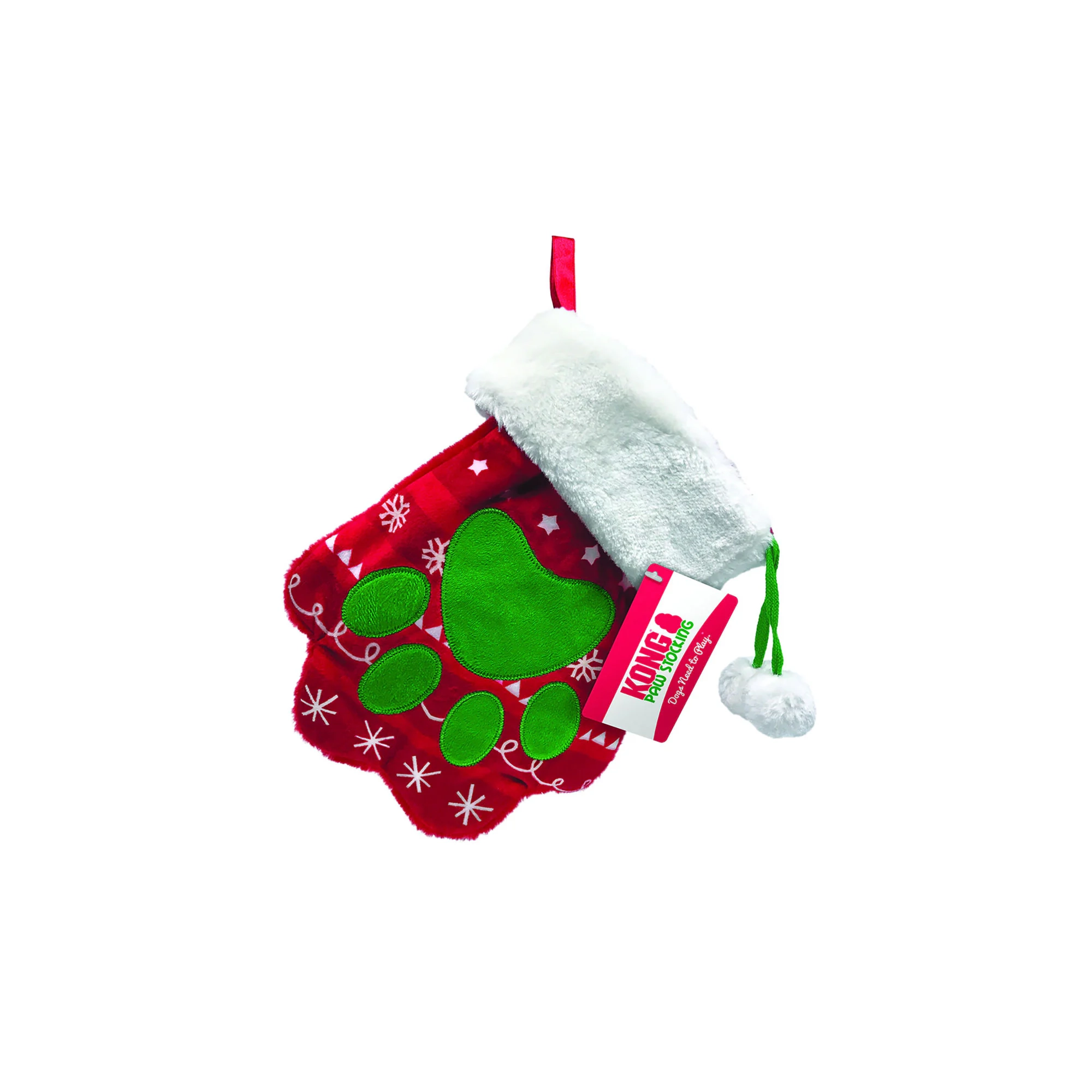 KONG Holiday Stocking Paw L
