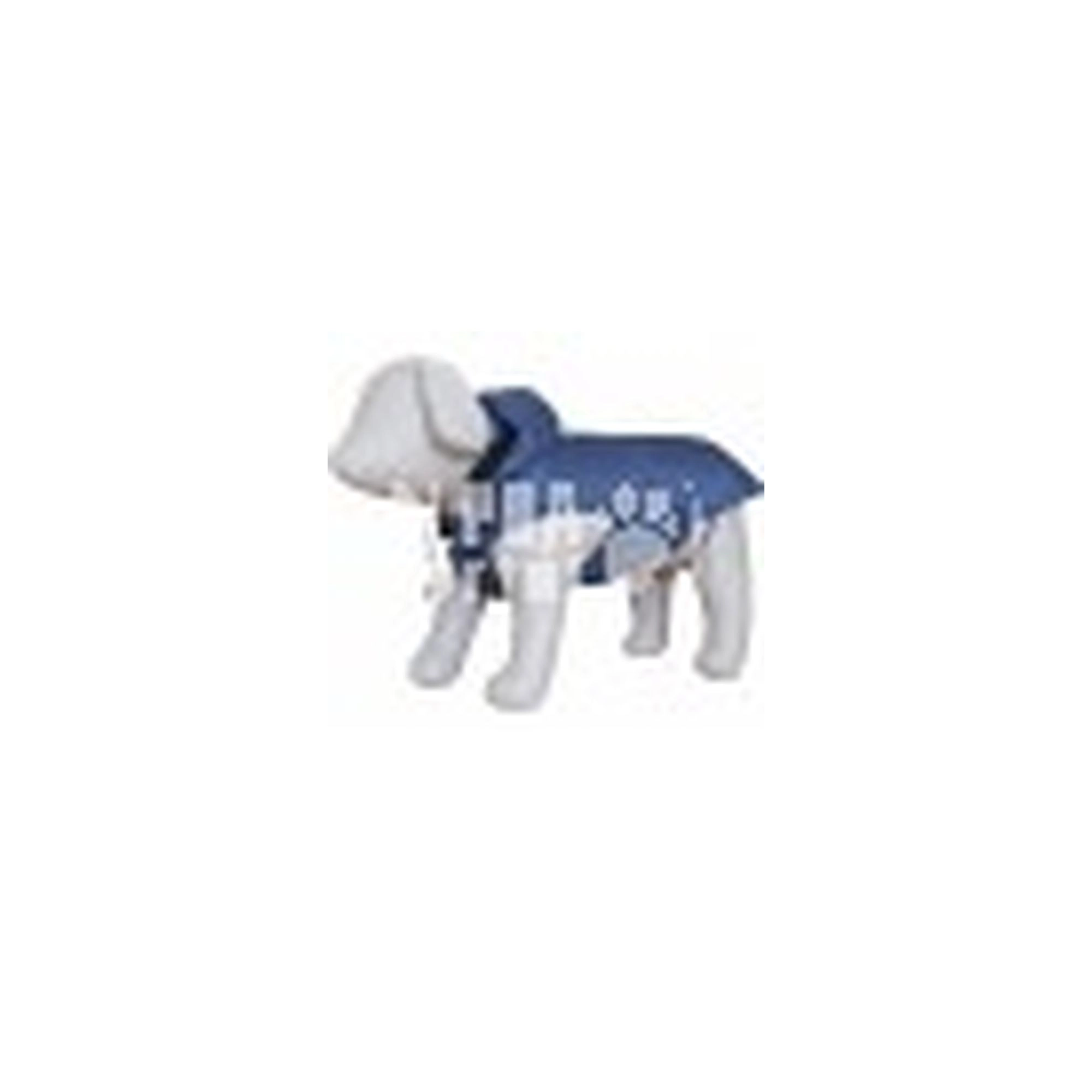 Kutyaruha Bélelt Vizlepergetős, Patentos, Kapucnis S 33cm Szürke