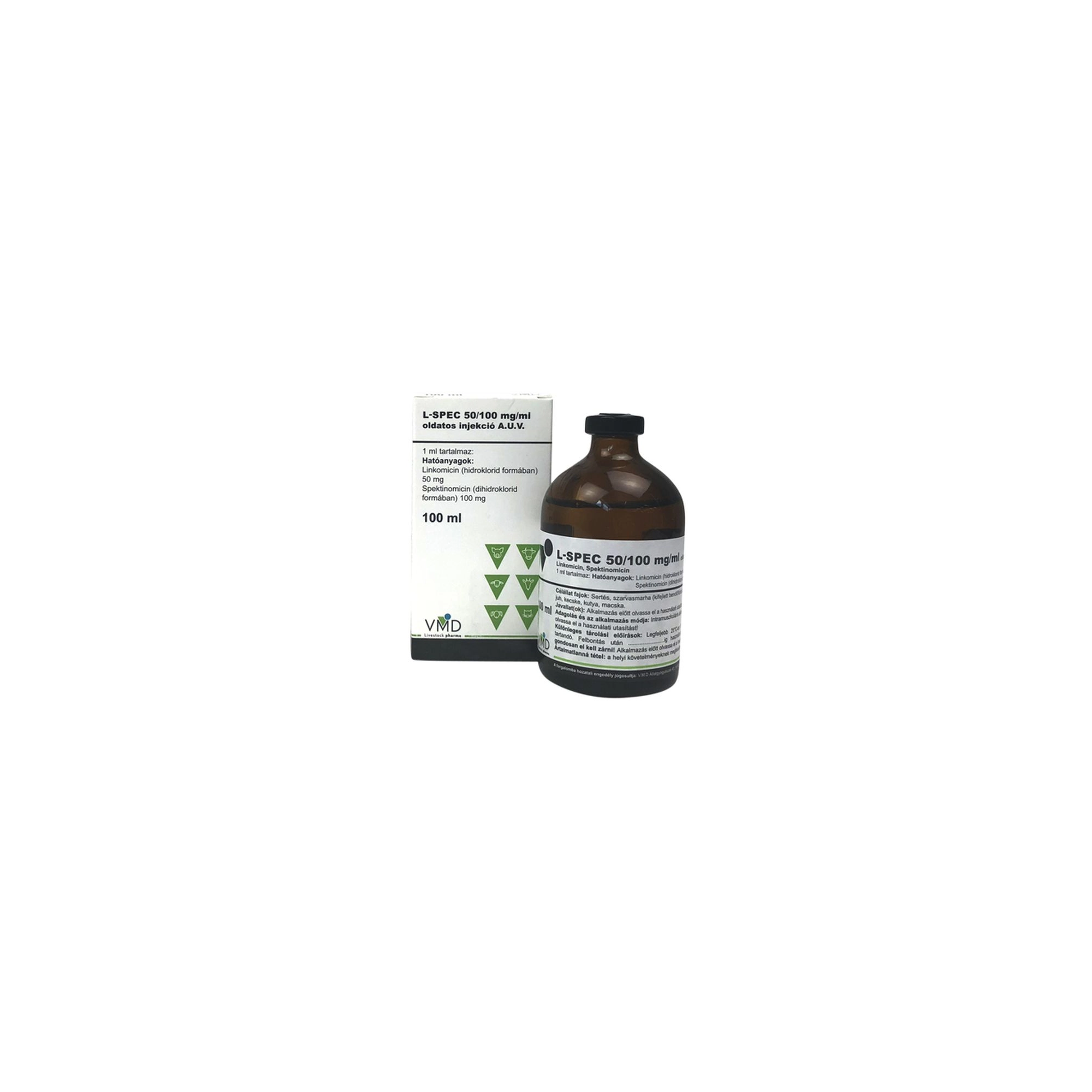 L-Spec 50/100 mg/ml oldatos injekció 100 ml