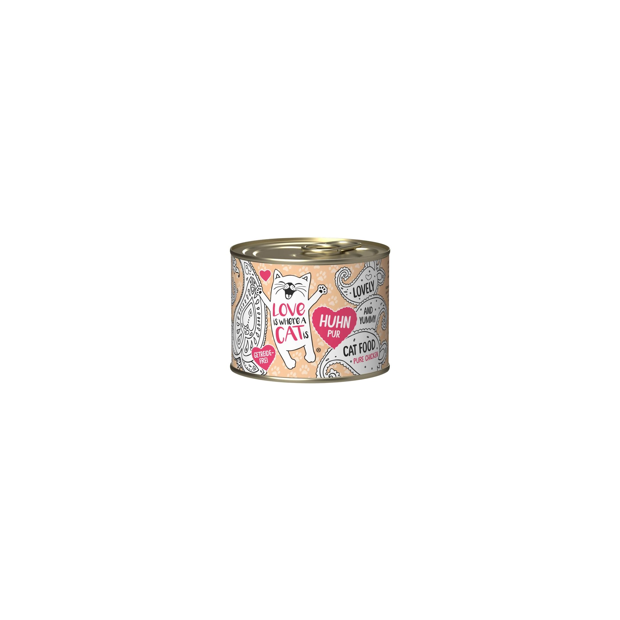 Love is where a cat is konzerv 200g Csirke