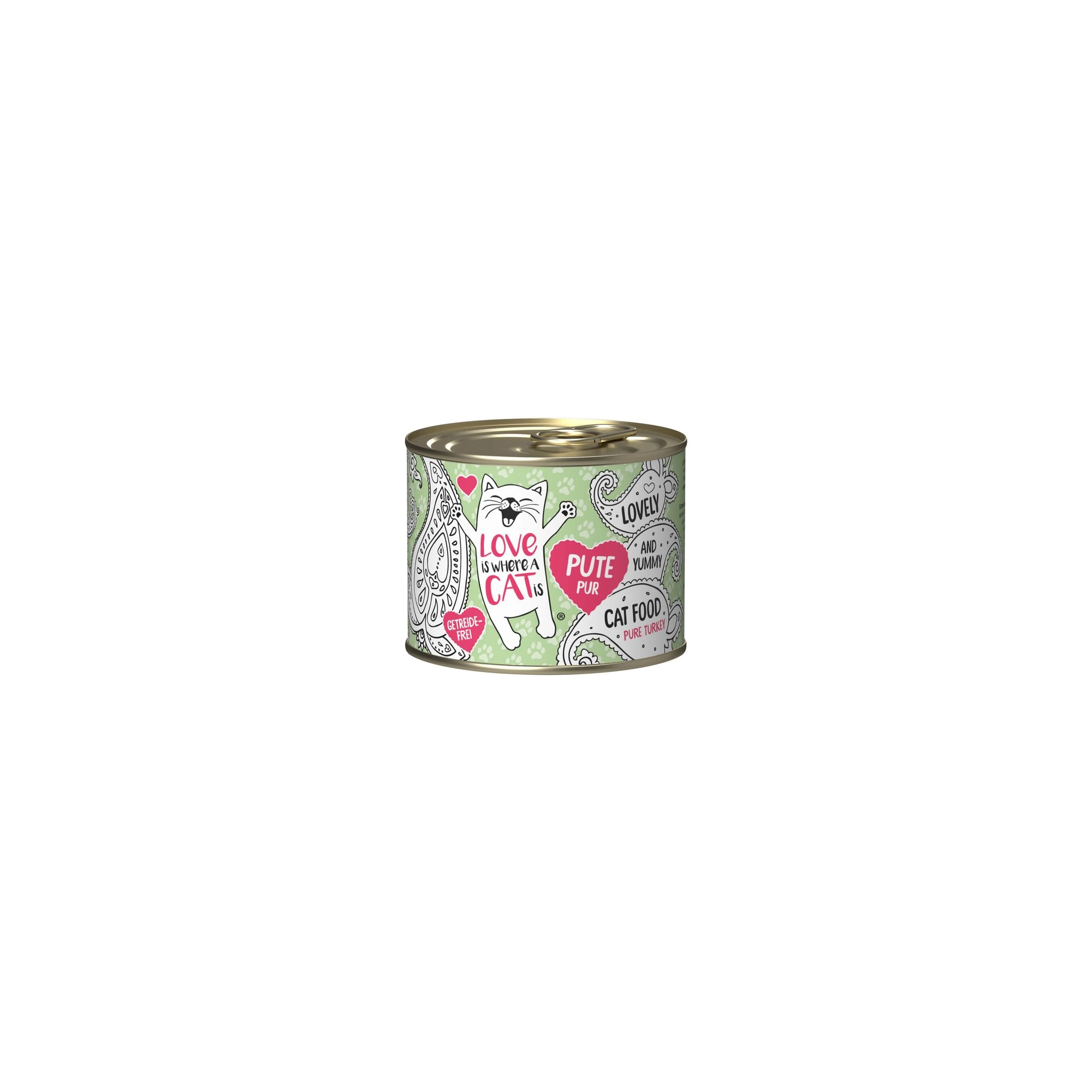 Love is where a cat is konzerv 200g Pulyka