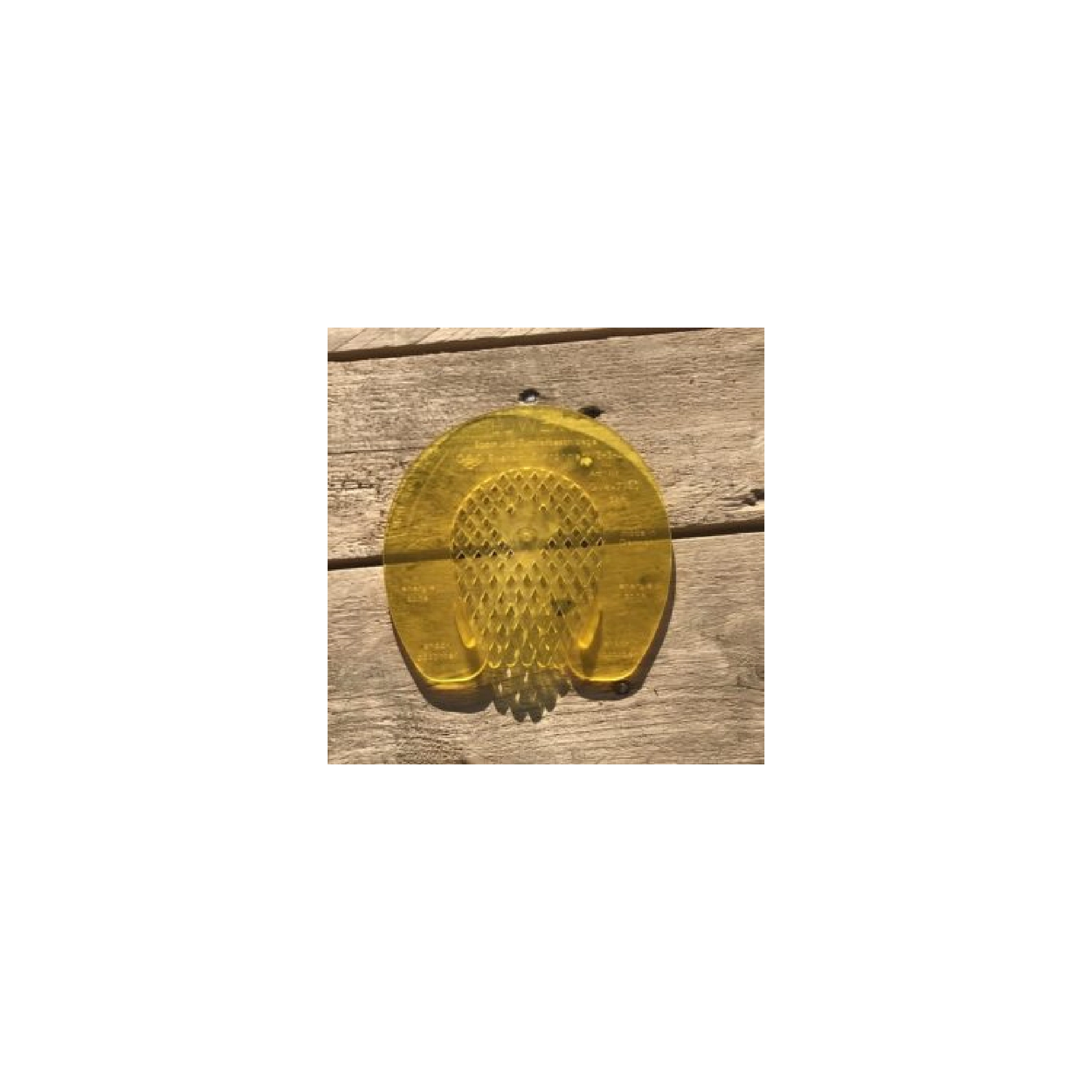 Luwex ékes patkóalátét, sárga, M