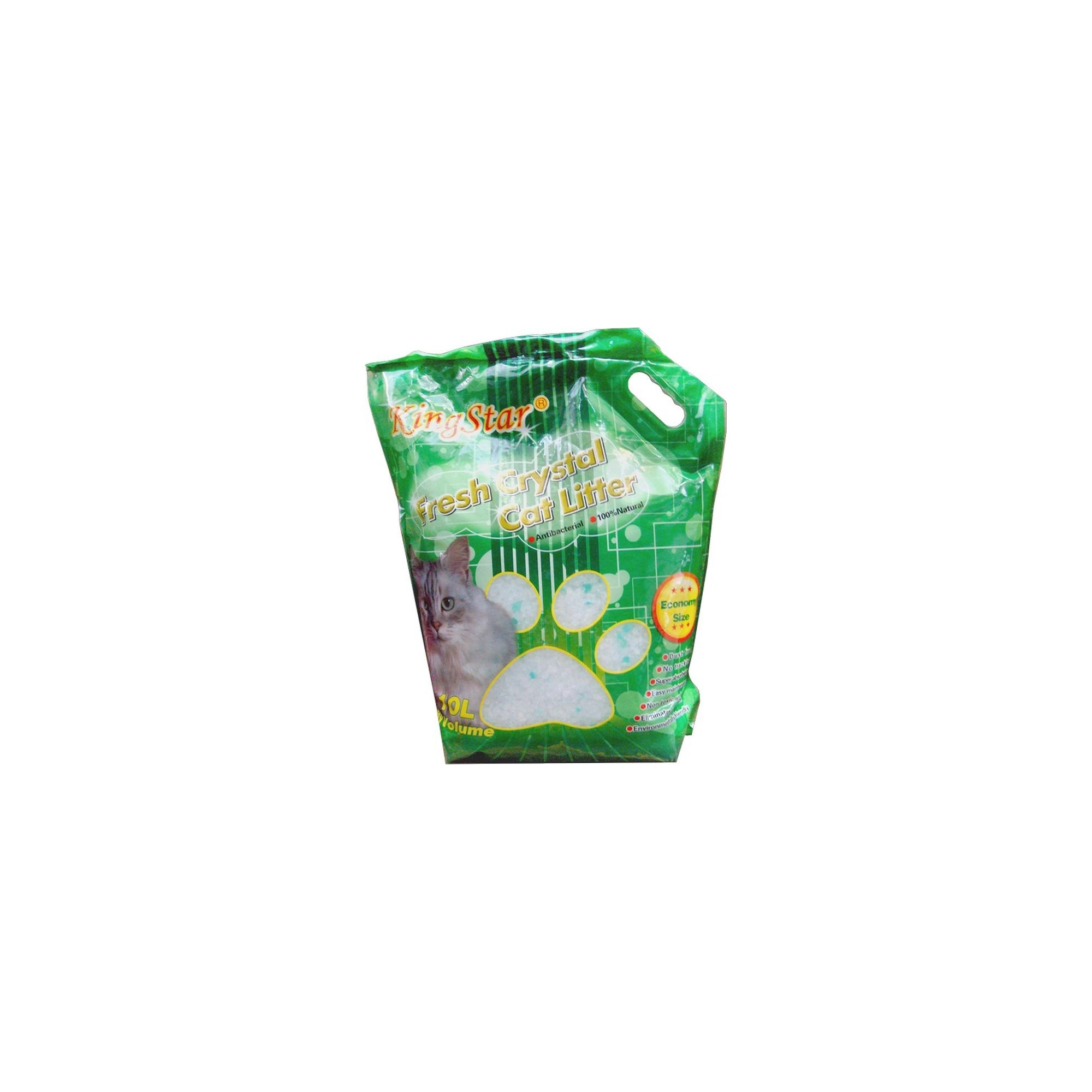 Kingstar szilika macskaalom zöldalma illattal 10l (4kg)