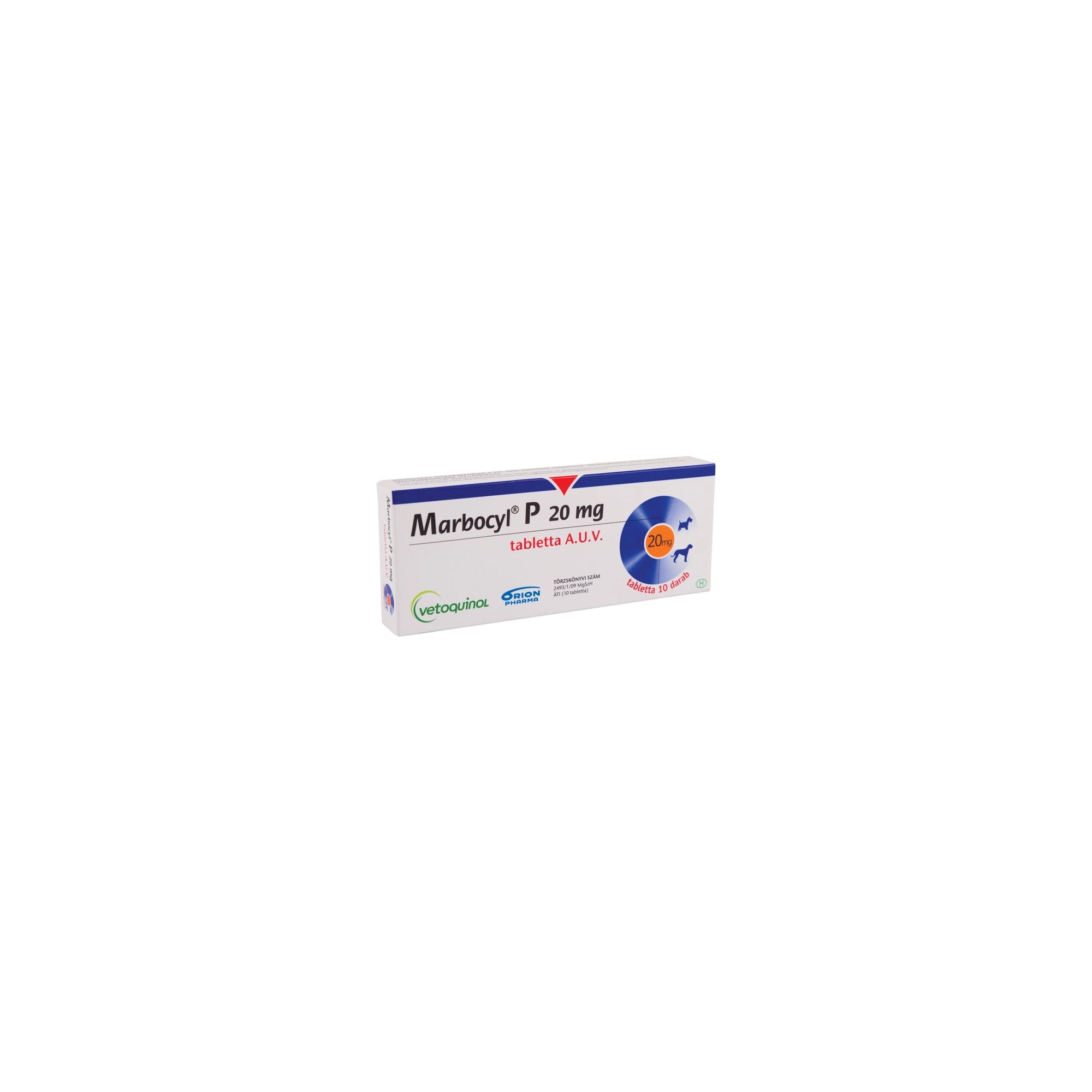 Marbocyl 20 mg tabletta 10x