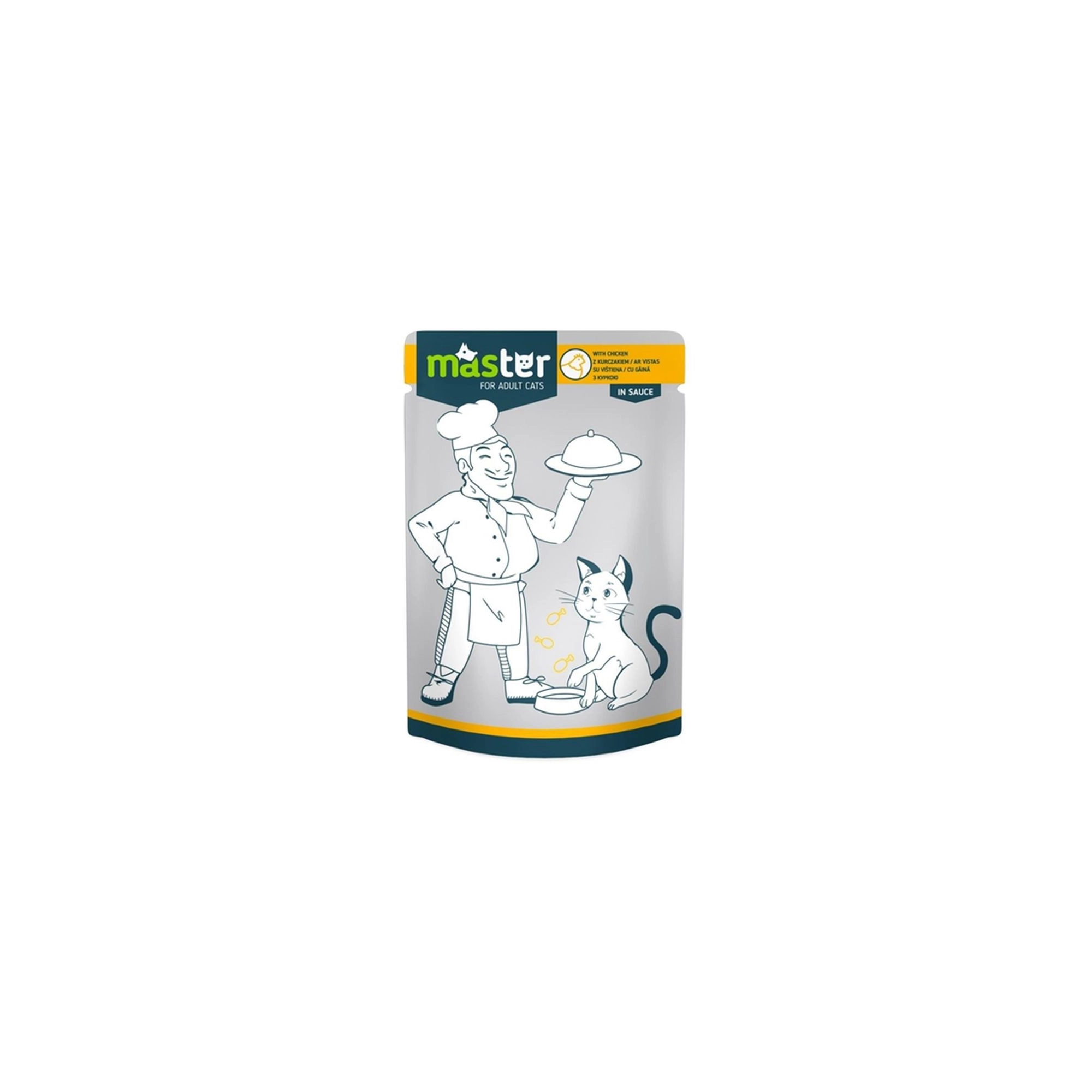 Master Alutasakos Macskaeledel Csirke 80g