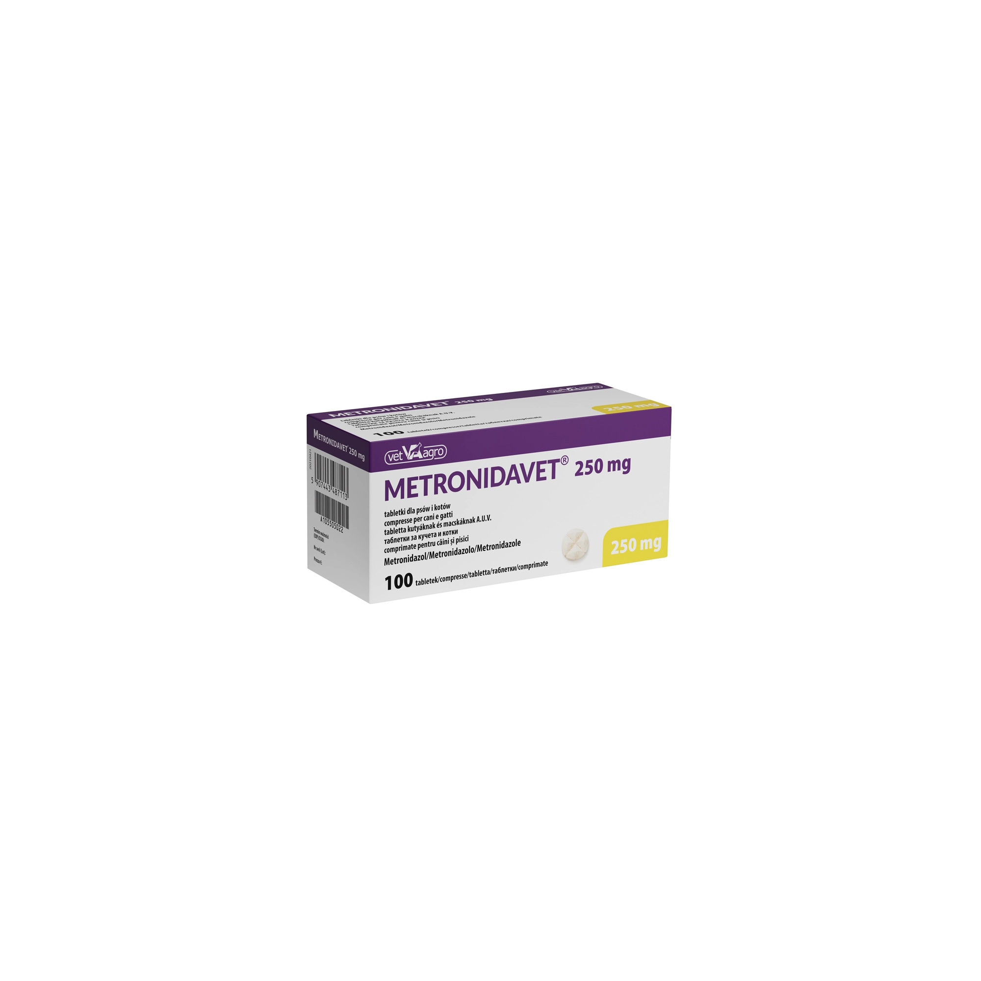 Metronidavet 250 mg 10 x10 tabletta