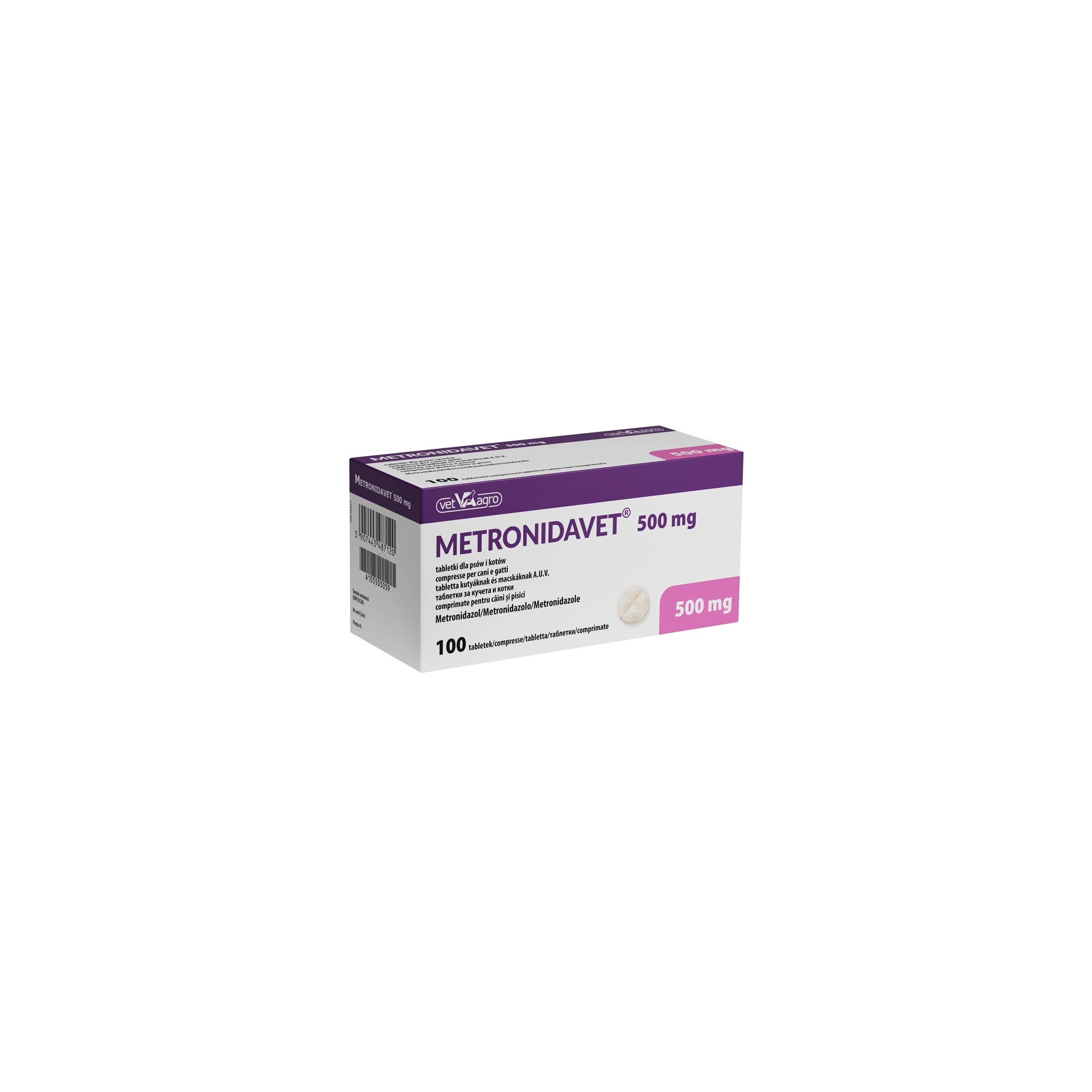 Metronidavet 500 mg 10 x 10 tabletta