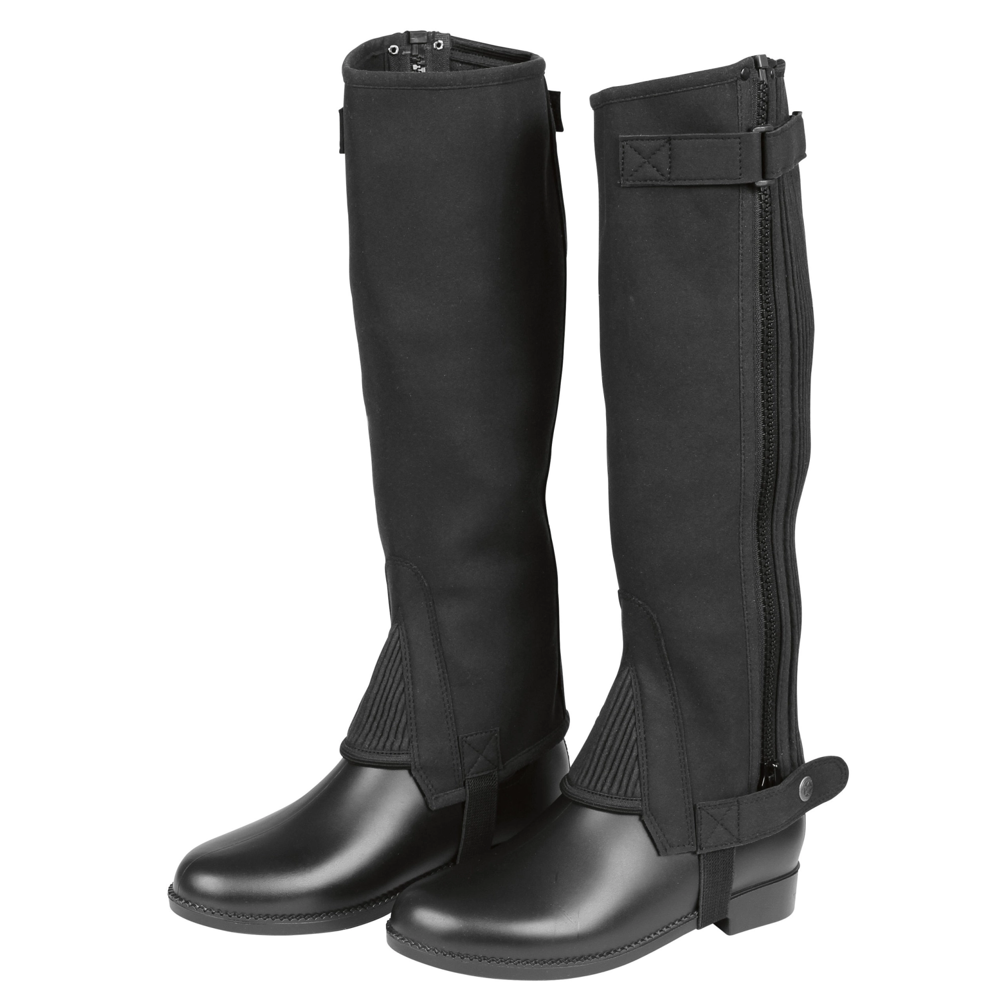 Minichaps Classic lábszárvédő, fekete, XS