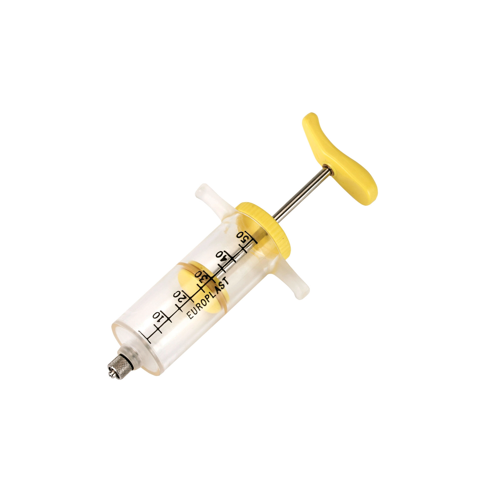 Műanyag fecskendő 50ml LL műanyag fogóval
