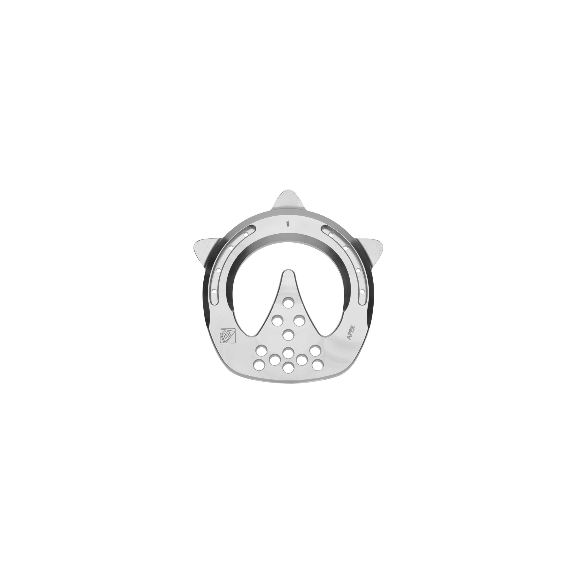 Mustad MV Apex patkó alu szív 3C 4