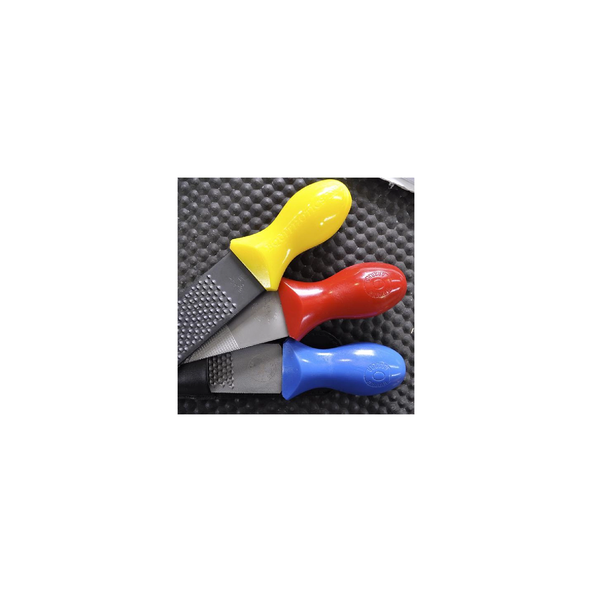 MUSTAD EQUITHOTICS INC. reszelő nyél ráhuzható piros