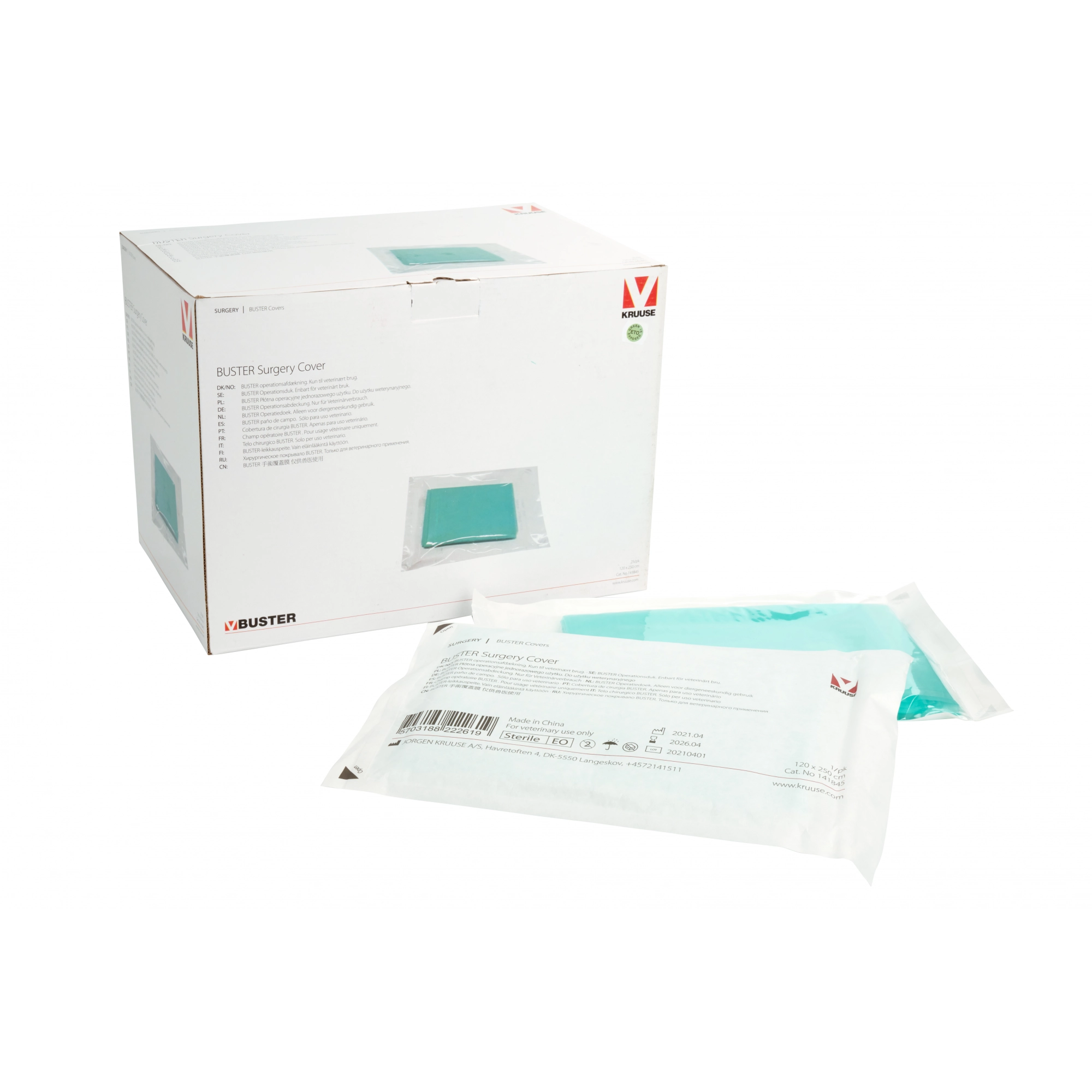 Műtéti fólia steril 120x250 cm Buster