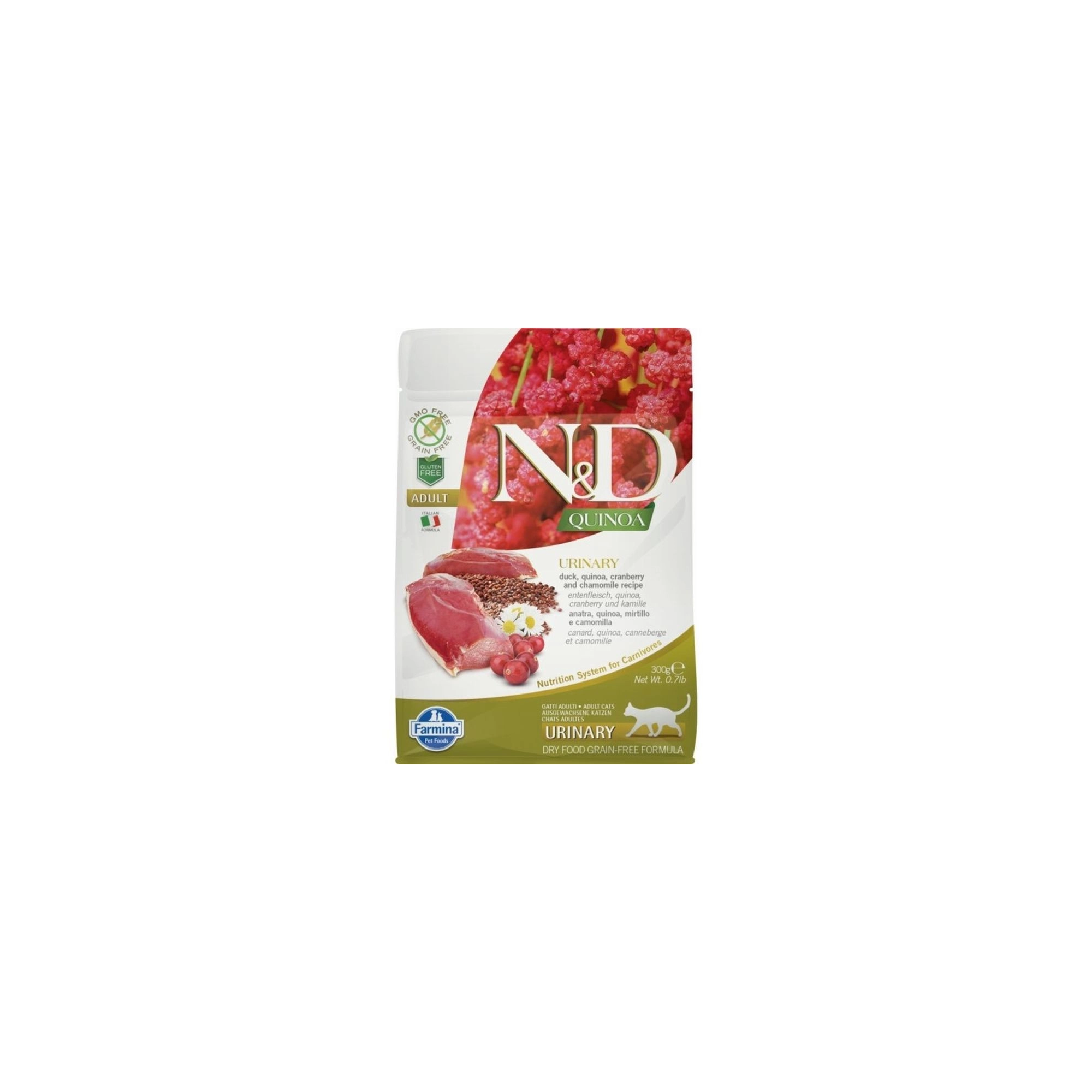 N&D Cat Quinoa Urinary kacsa 300g