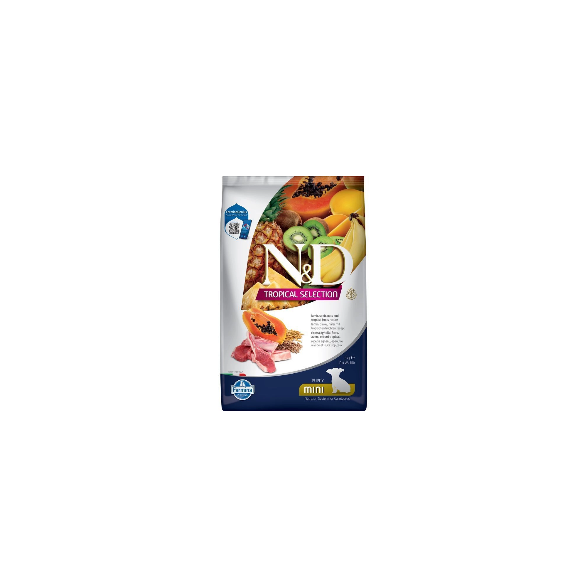 N&D Tropical Selection Dog Lamb Puppy Mini 5kg