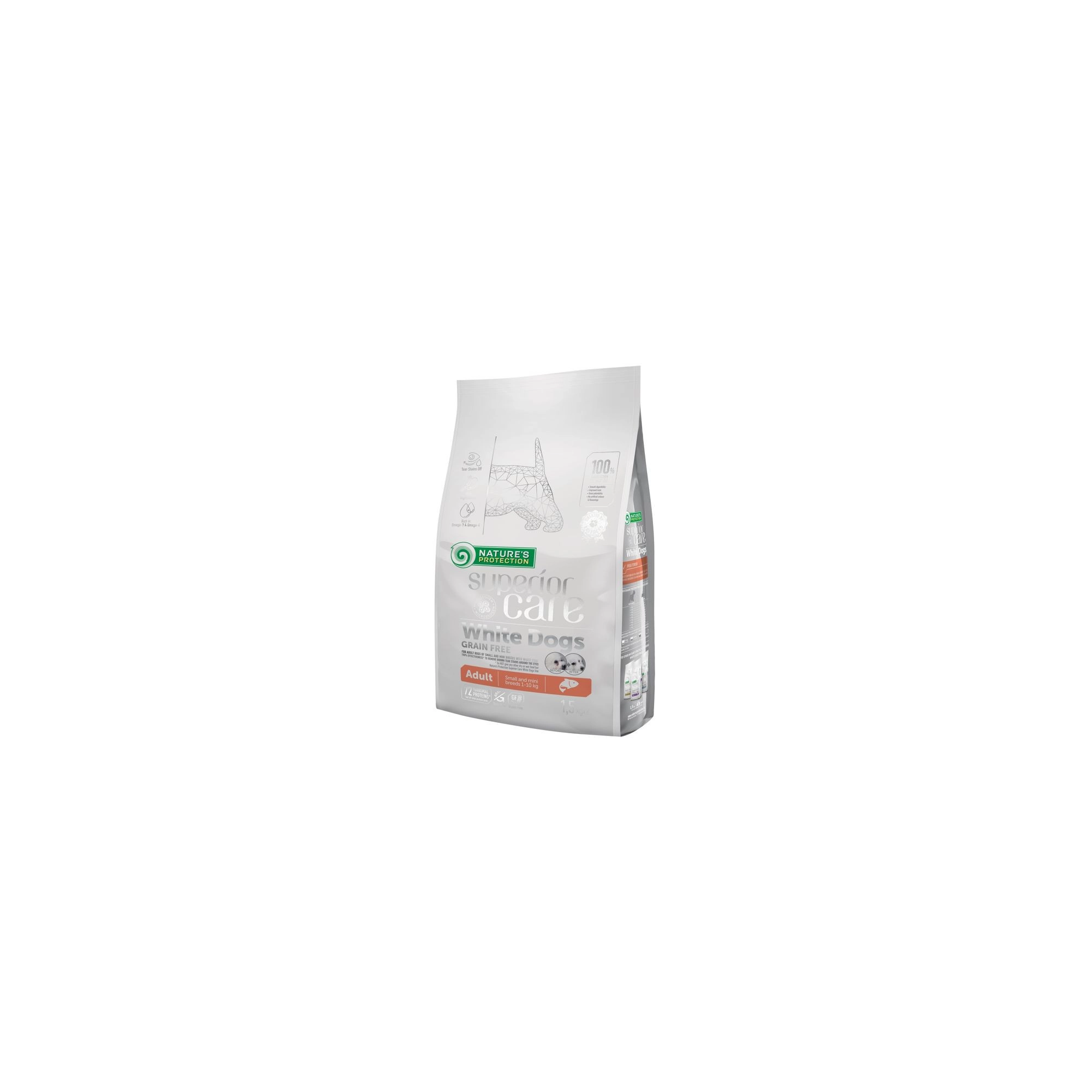 Natures Protection Dog Adult SC White Salmon Small & mini 1,5kg