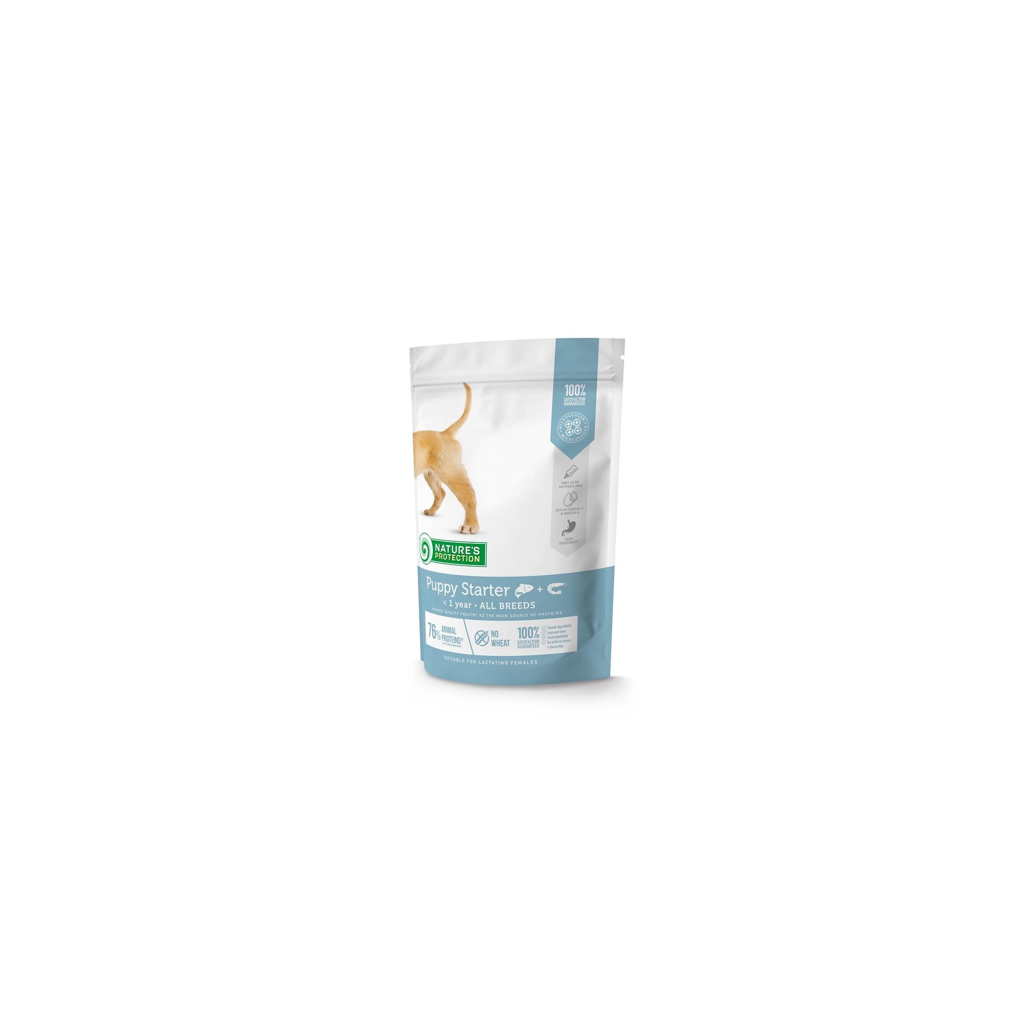Natures Protection Dog Puppy Starter Salmon with krill 500g