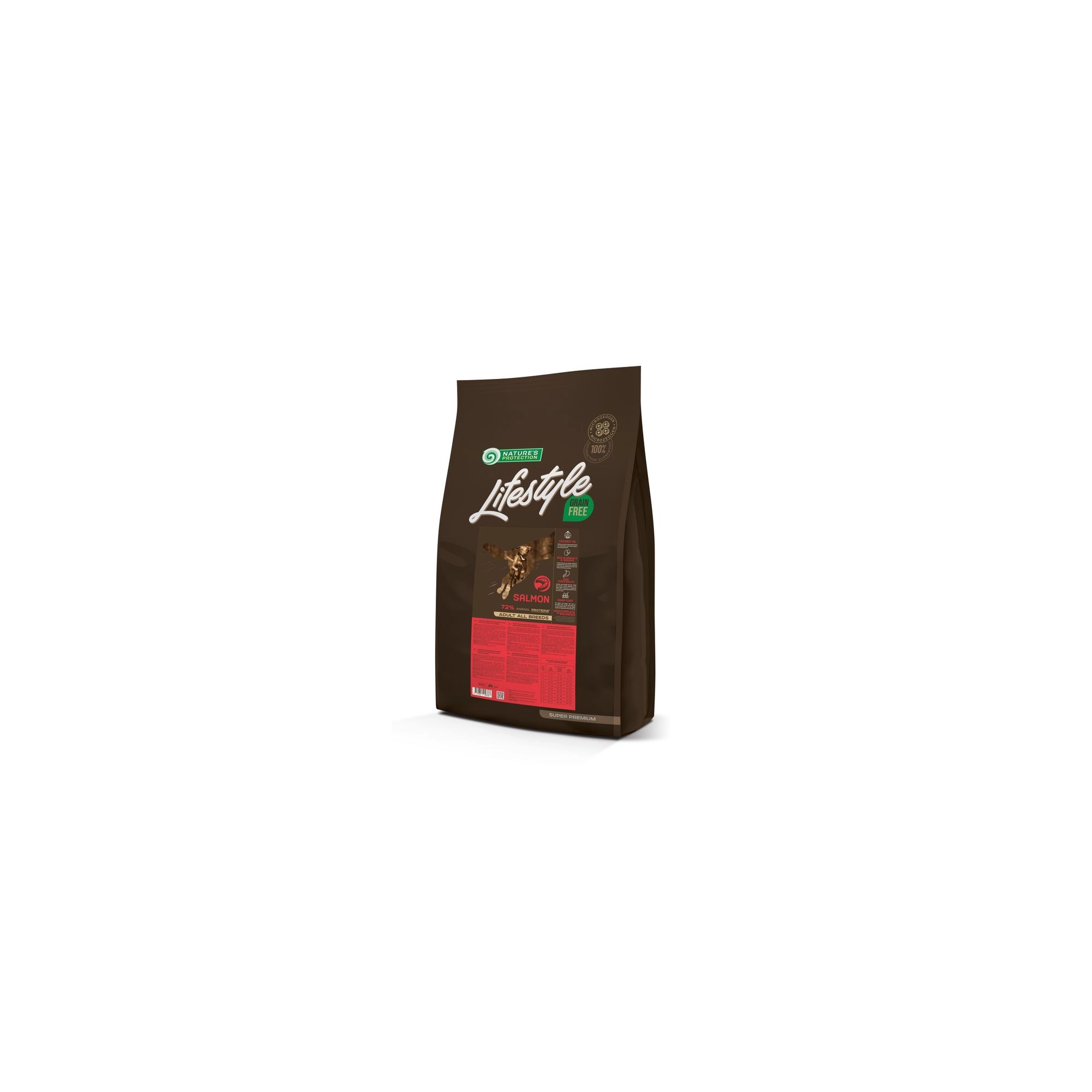 Natures Protection Lifestyle Dog Adult Grain Free Salmon 10kg