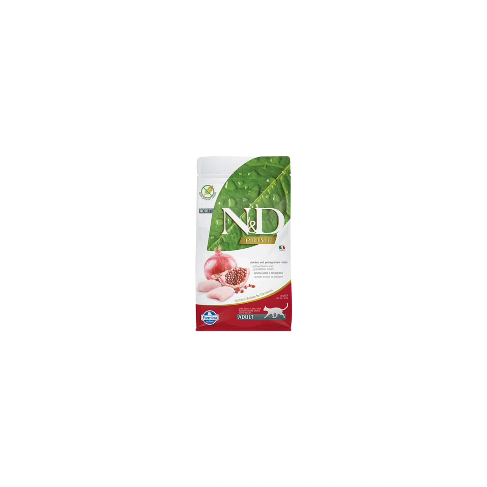 N&D Cat Prime csirke & gránátalma adult 1,5kg