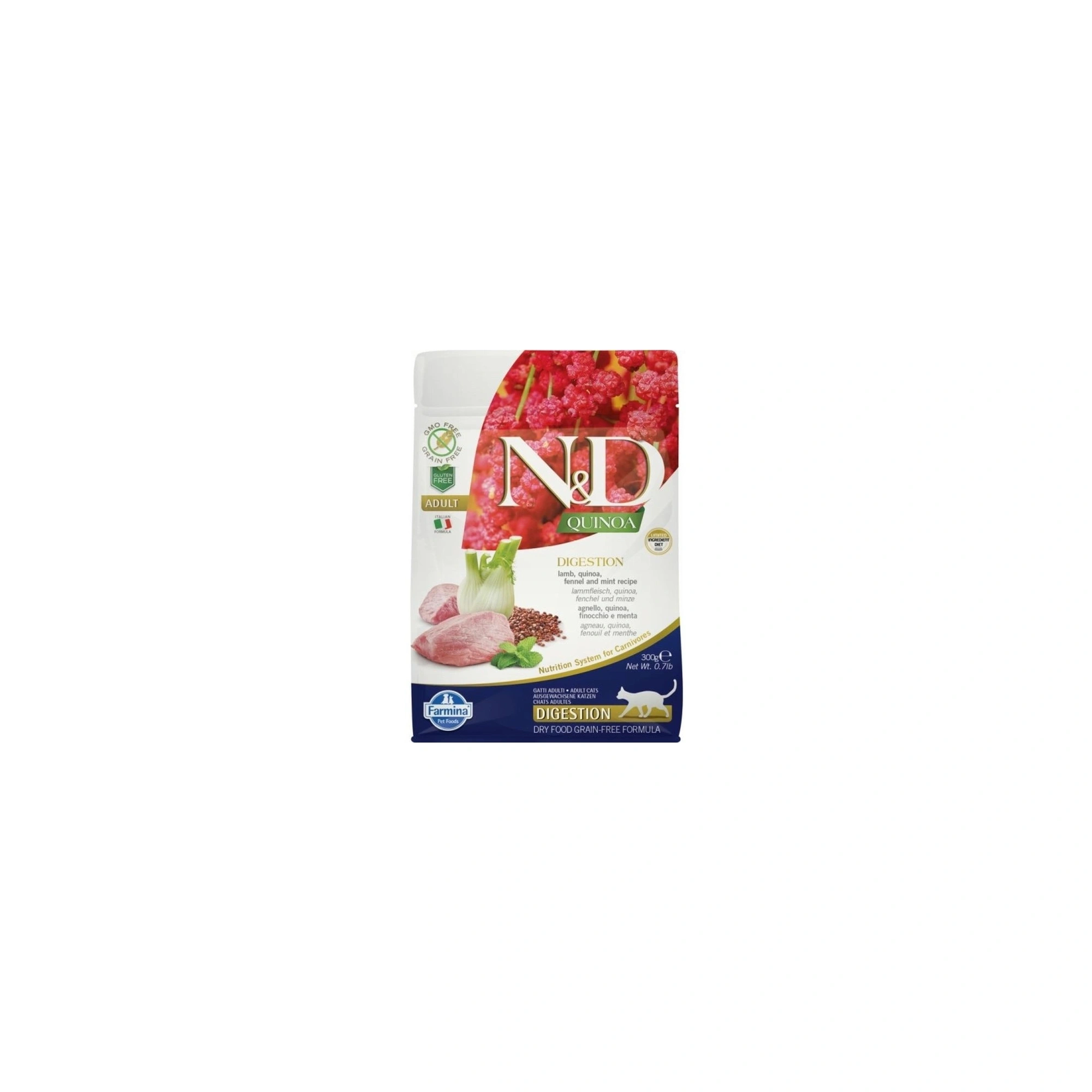 N&D Cat Quinoa Digestion bárány 300g