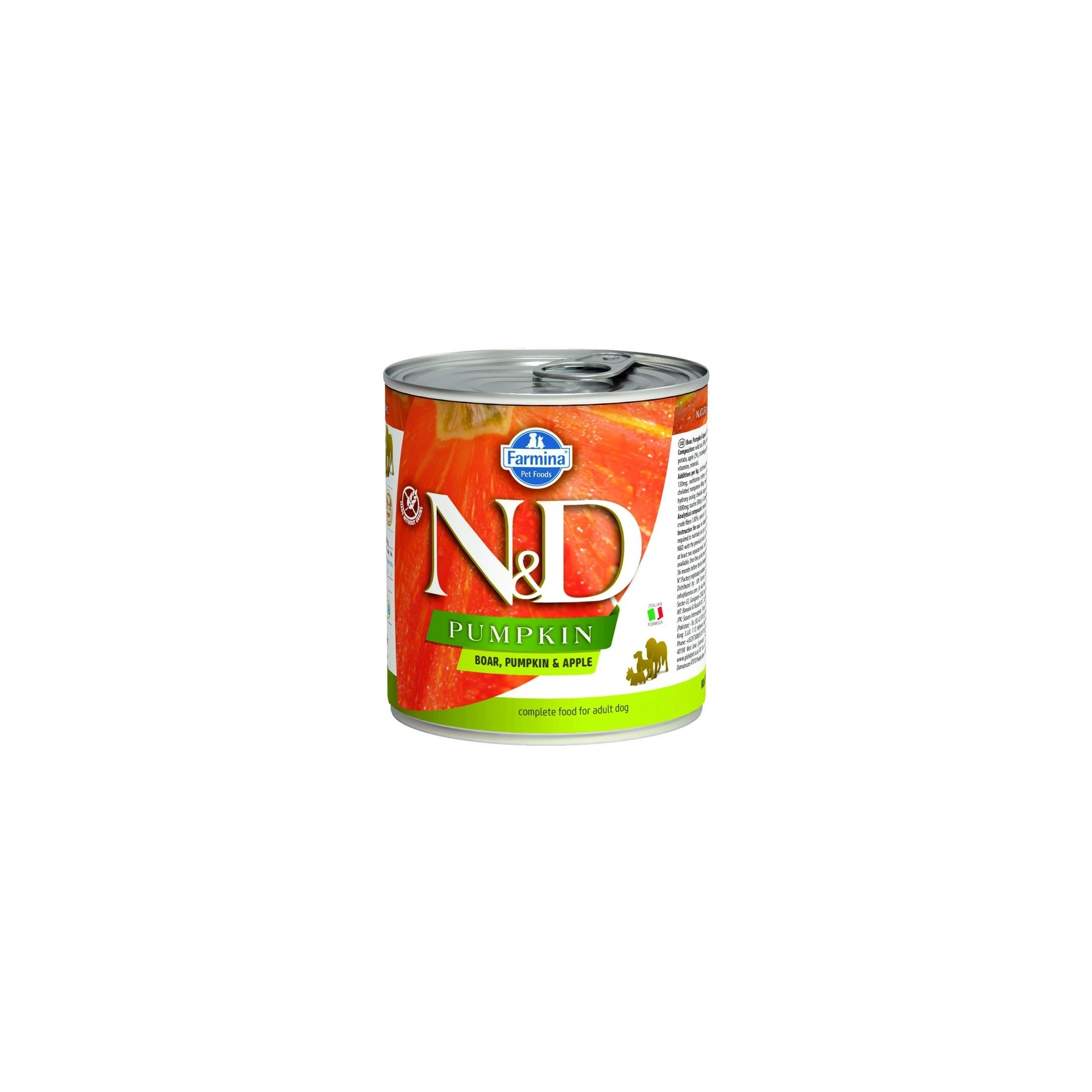 N&D Pumpkin Dog konzerv Vaddisznó & Alma Sütőtökkel 285g
