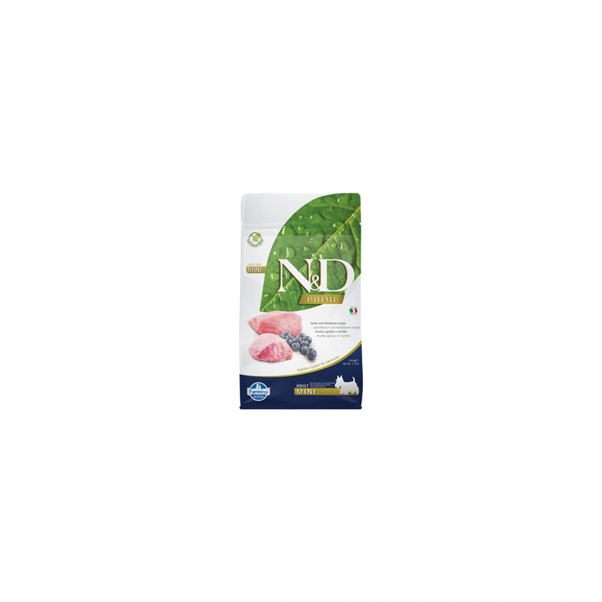 N&D Dog Prime bárány & áfonya adult mini 800g