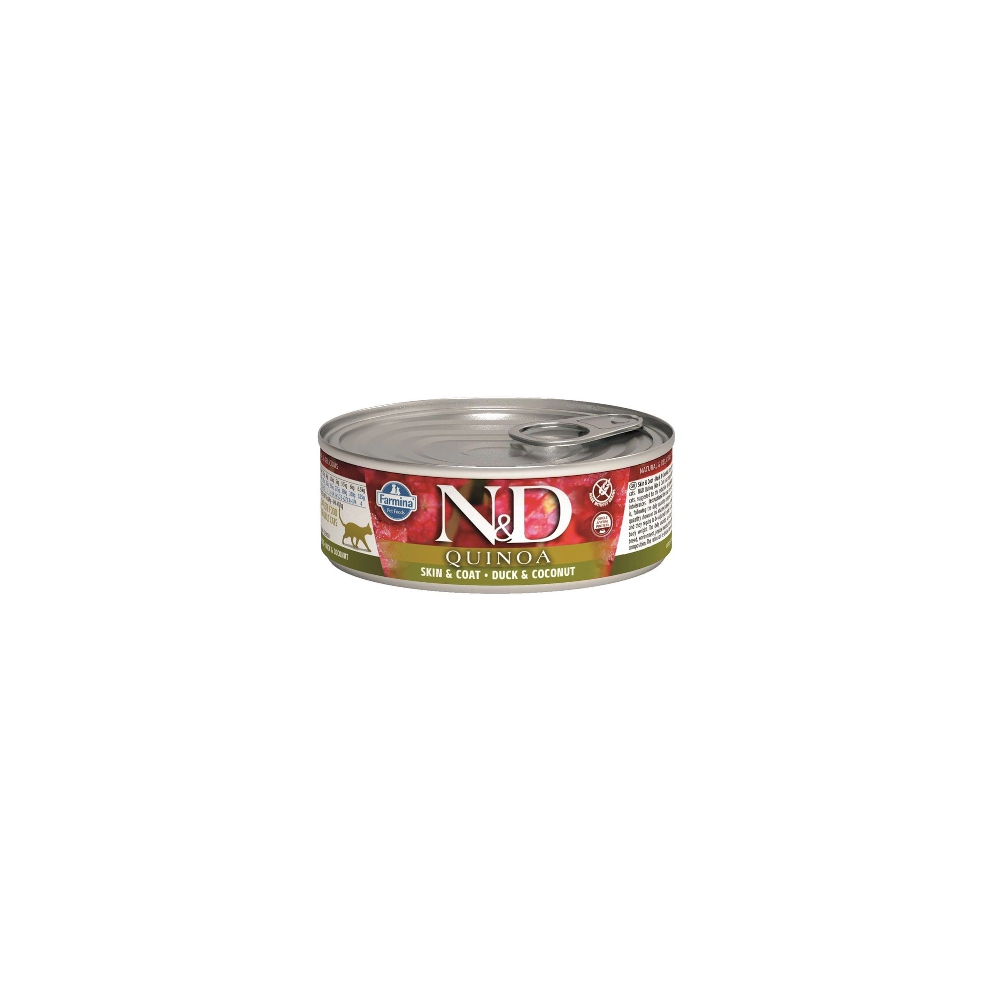 N&D Quinoa Cat konzerv kacsa & kókusz 80g