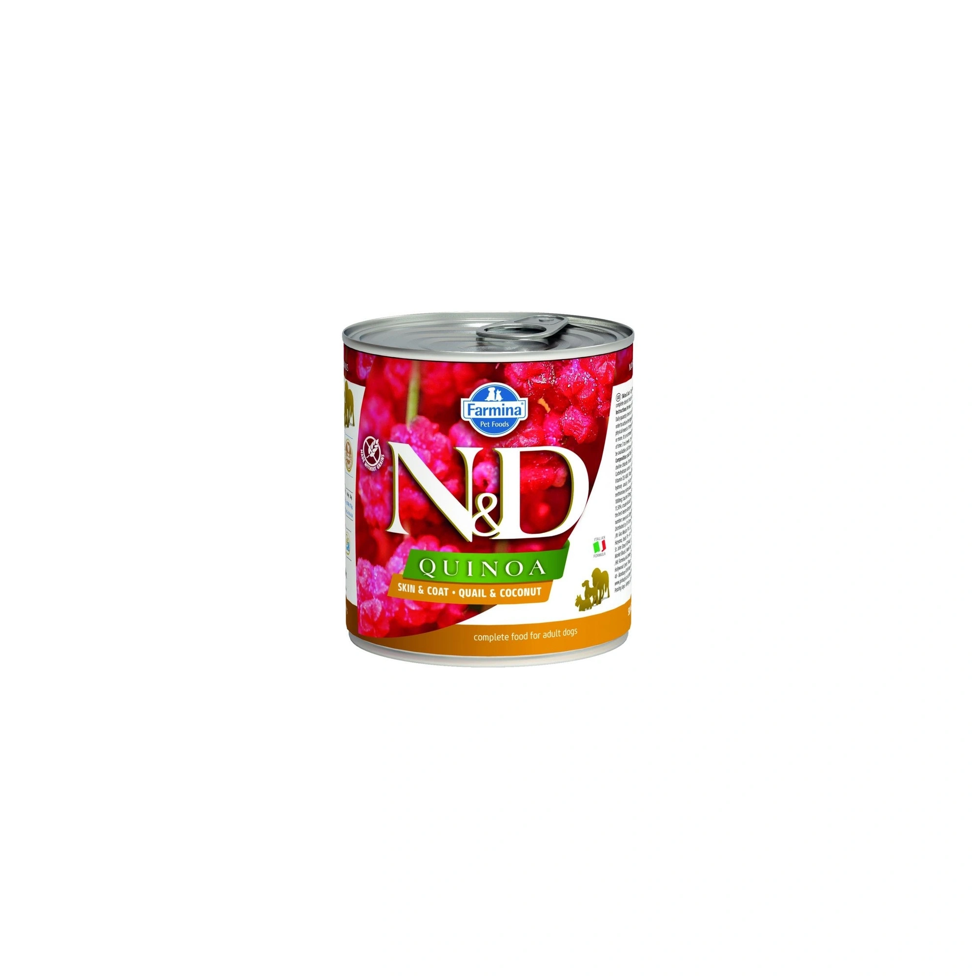 N&D Quinoa Dog konzerv fürj & kókusz 285g