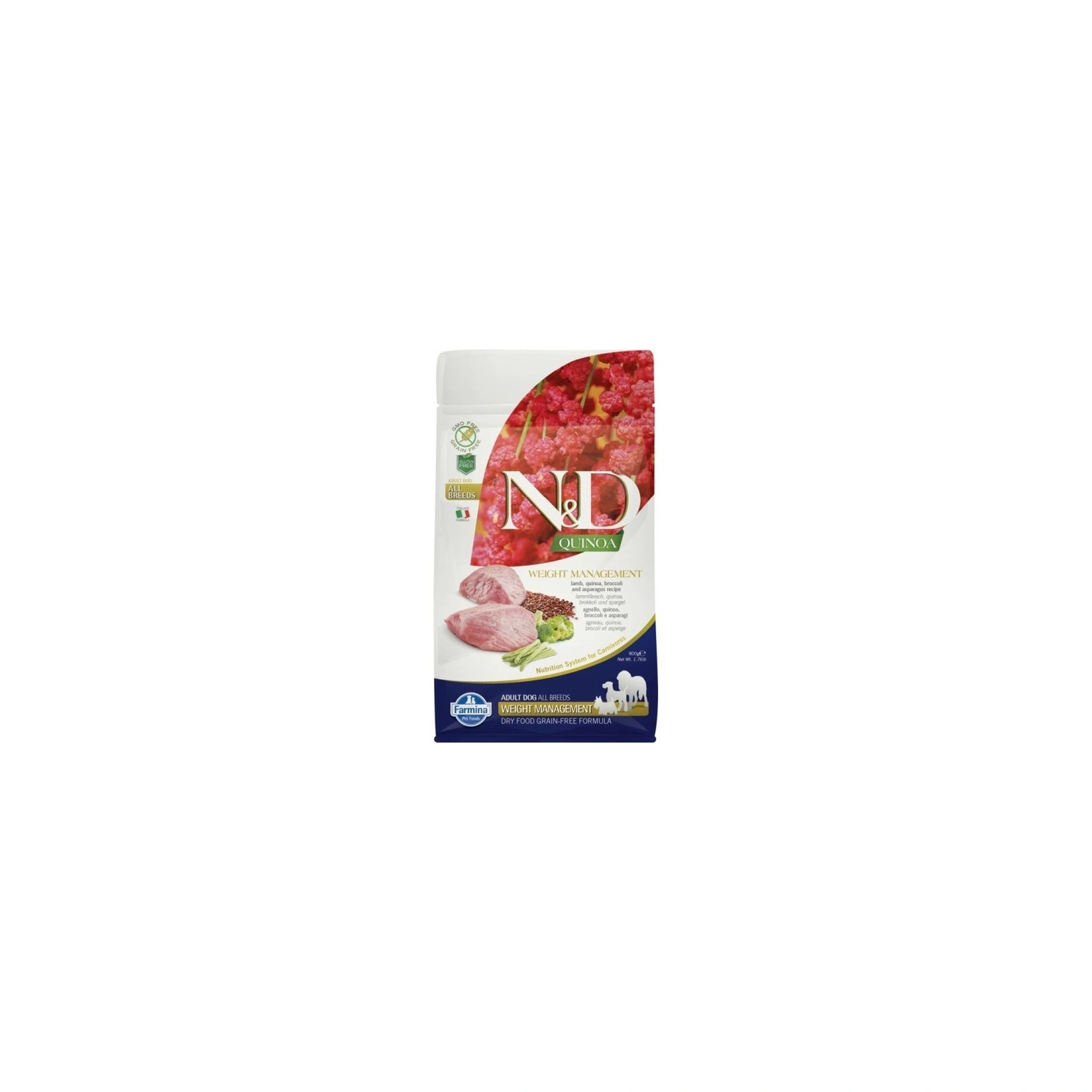 N&D Quinoa Dog Weight Management Adult mini 800g