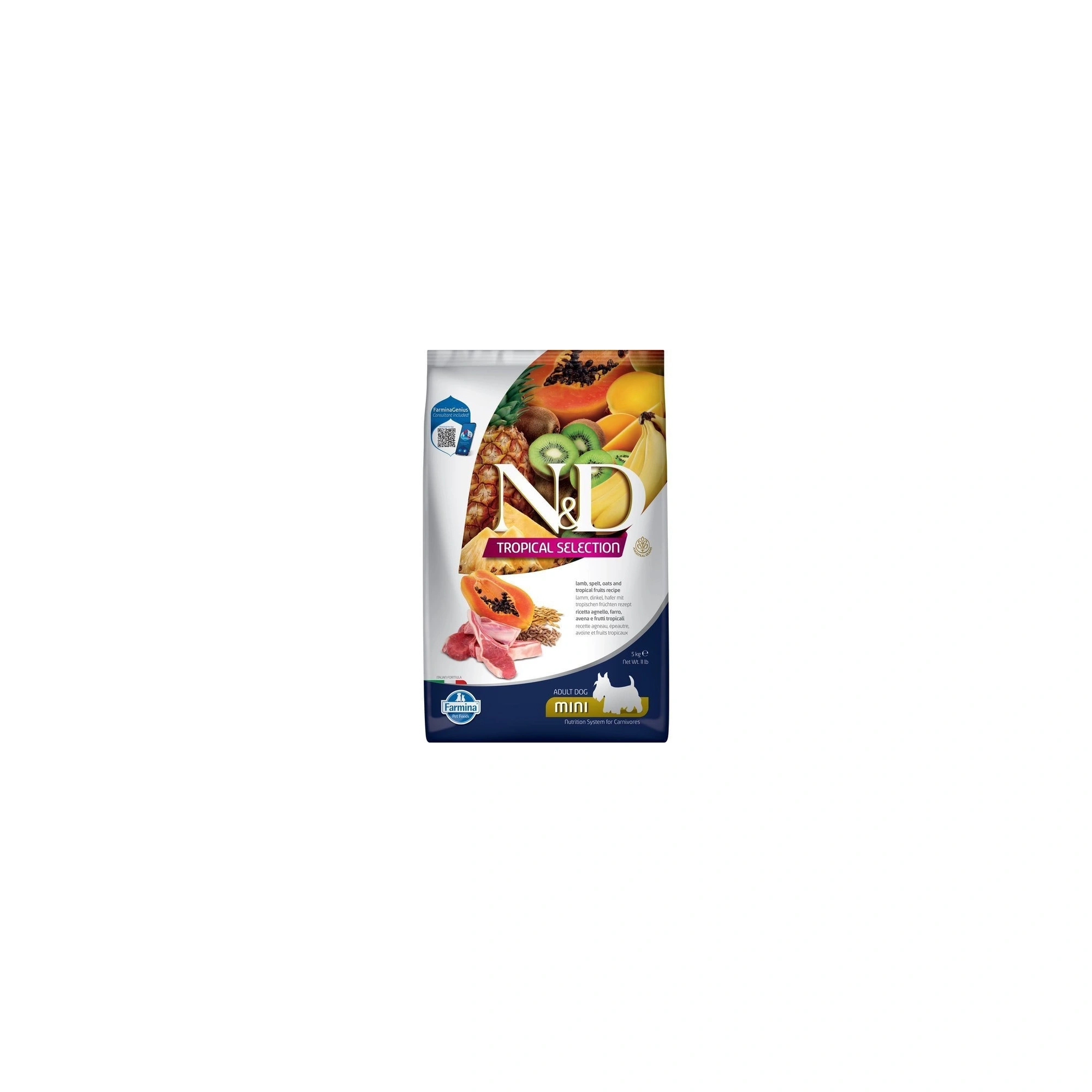 N&D Tropical Selection Dog Lamb Adult Mini 5kg