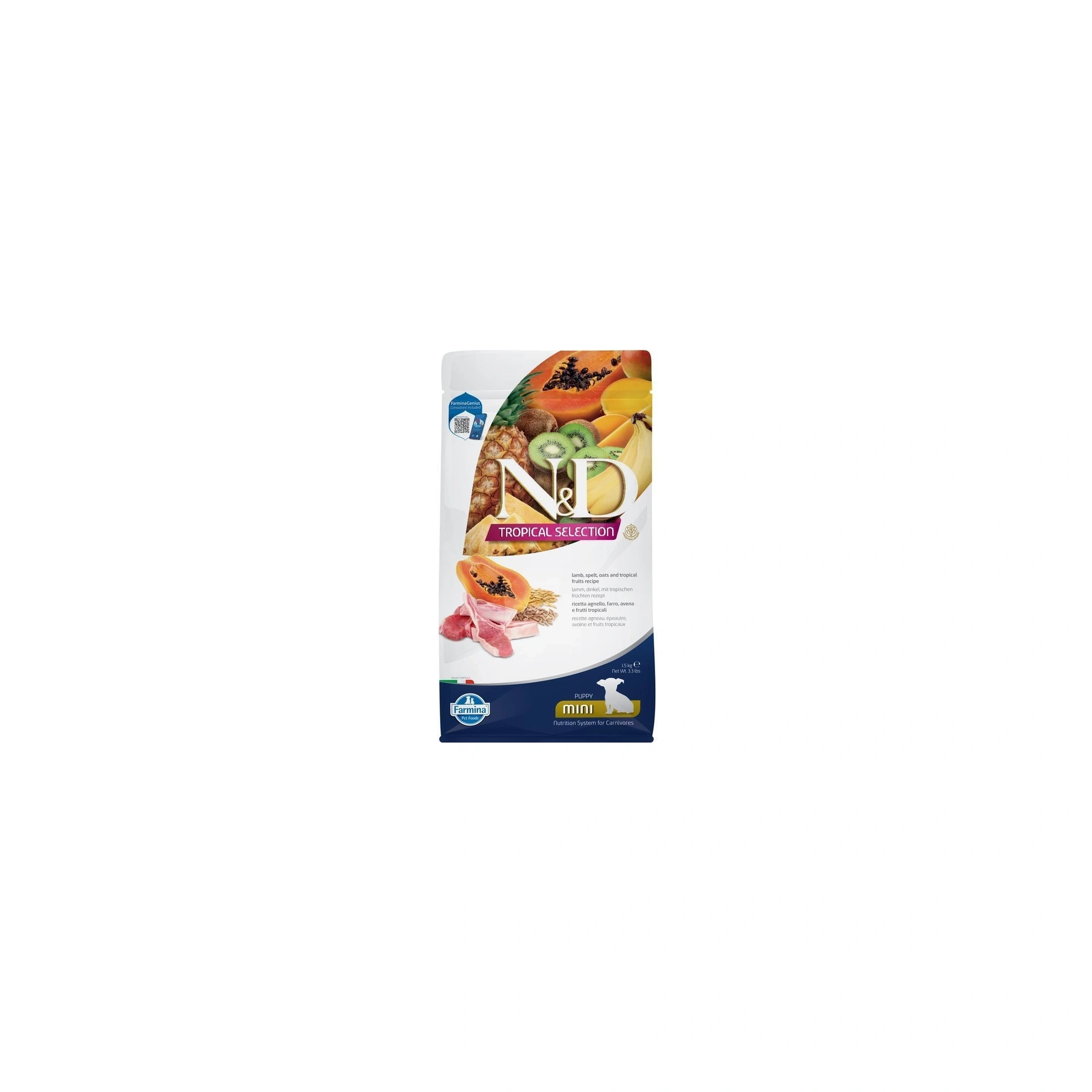 N&D Tropical Selection Dog Lamb Puppy Mini 1,5kg