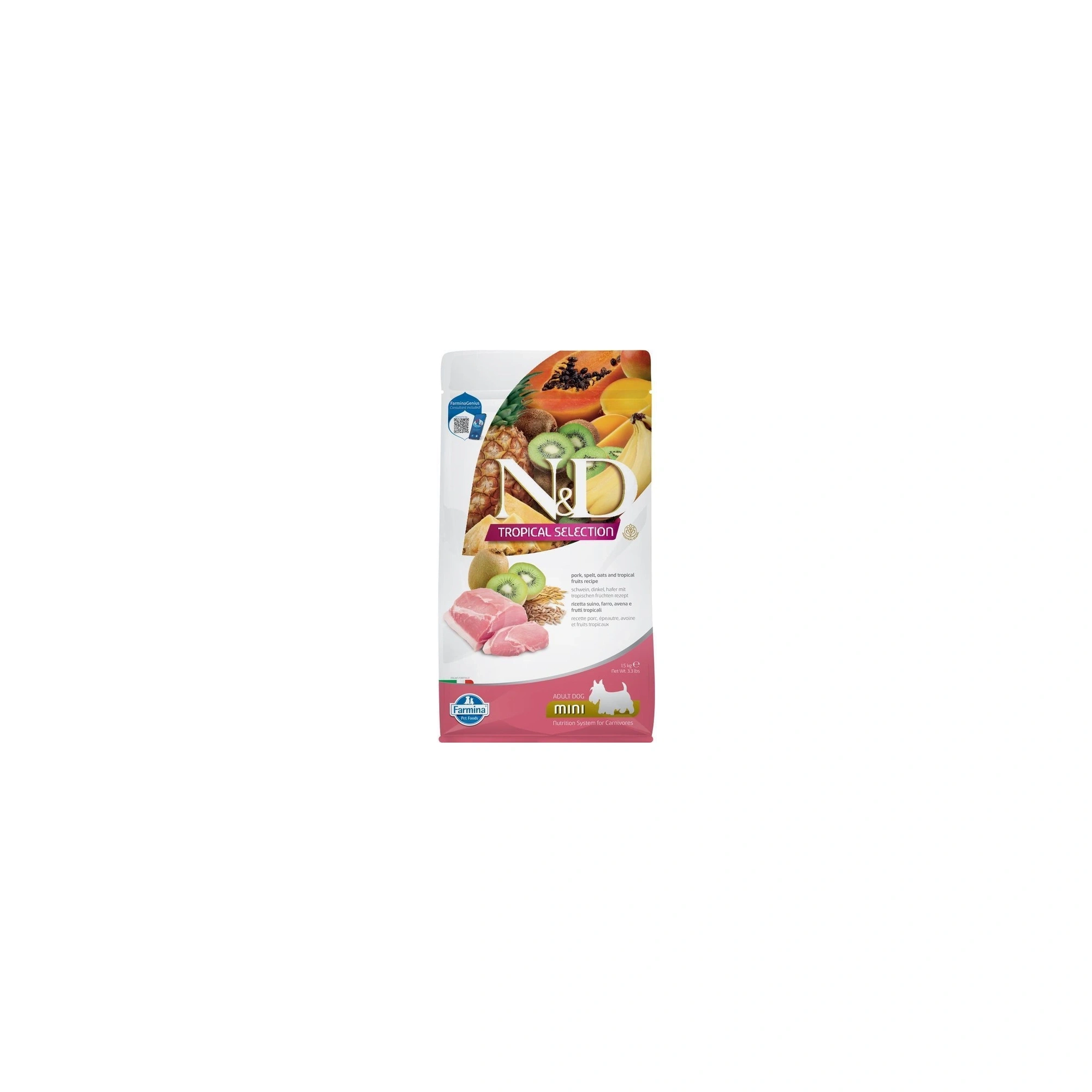 N&D Tropical Selection Dog Pork Adult Mini 1,5kg