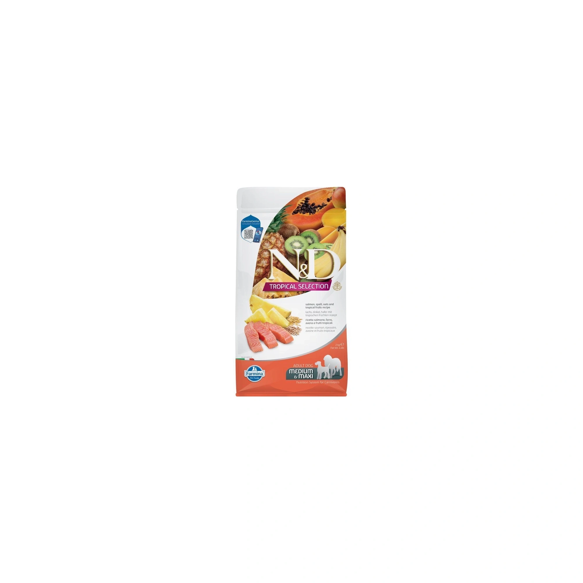 N&D Tropical Selection Dog Salmon Adult medium & maxi 2kg