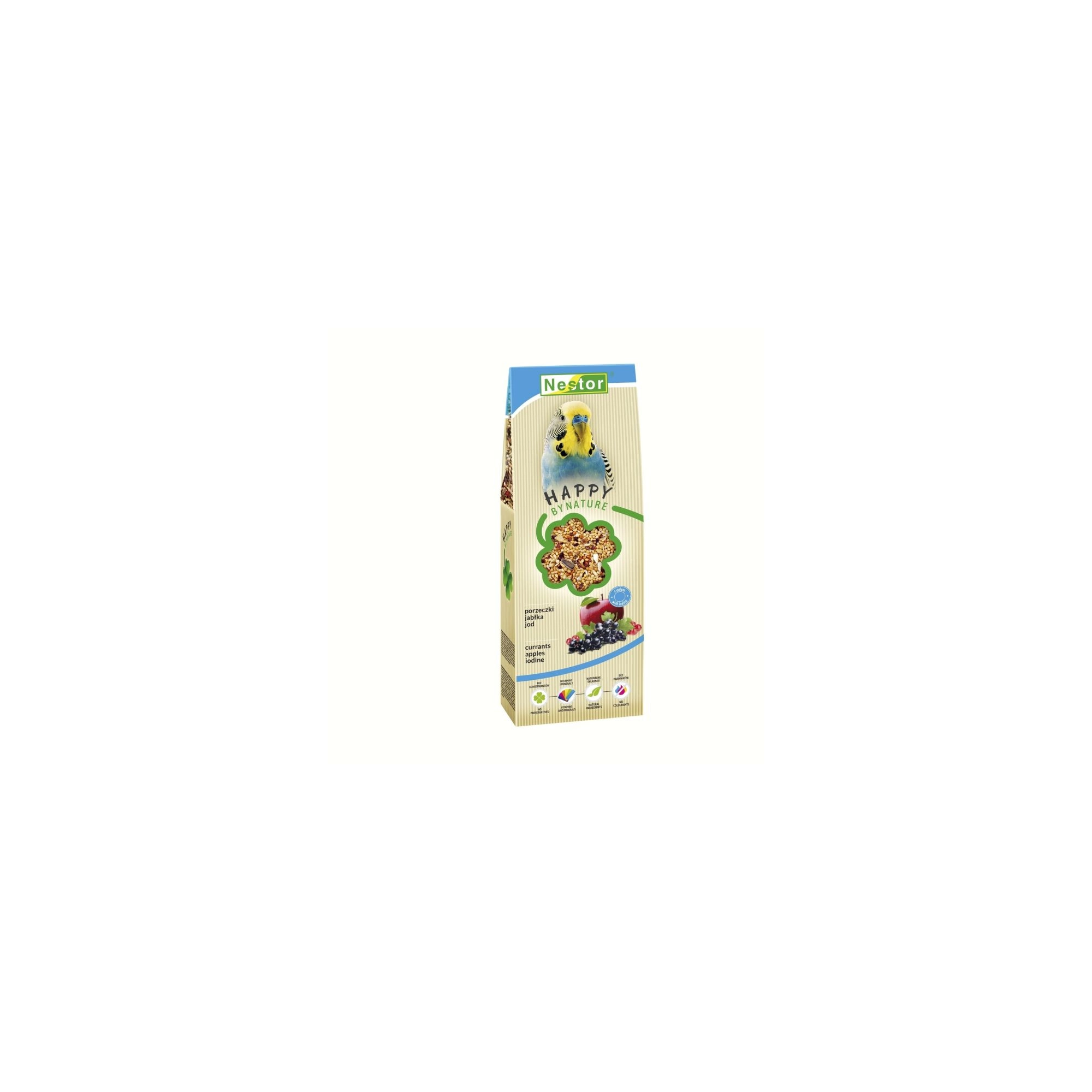 Nestor Eledel Hullámos papagájnak Jód+Gyümölcs 700ml 500g