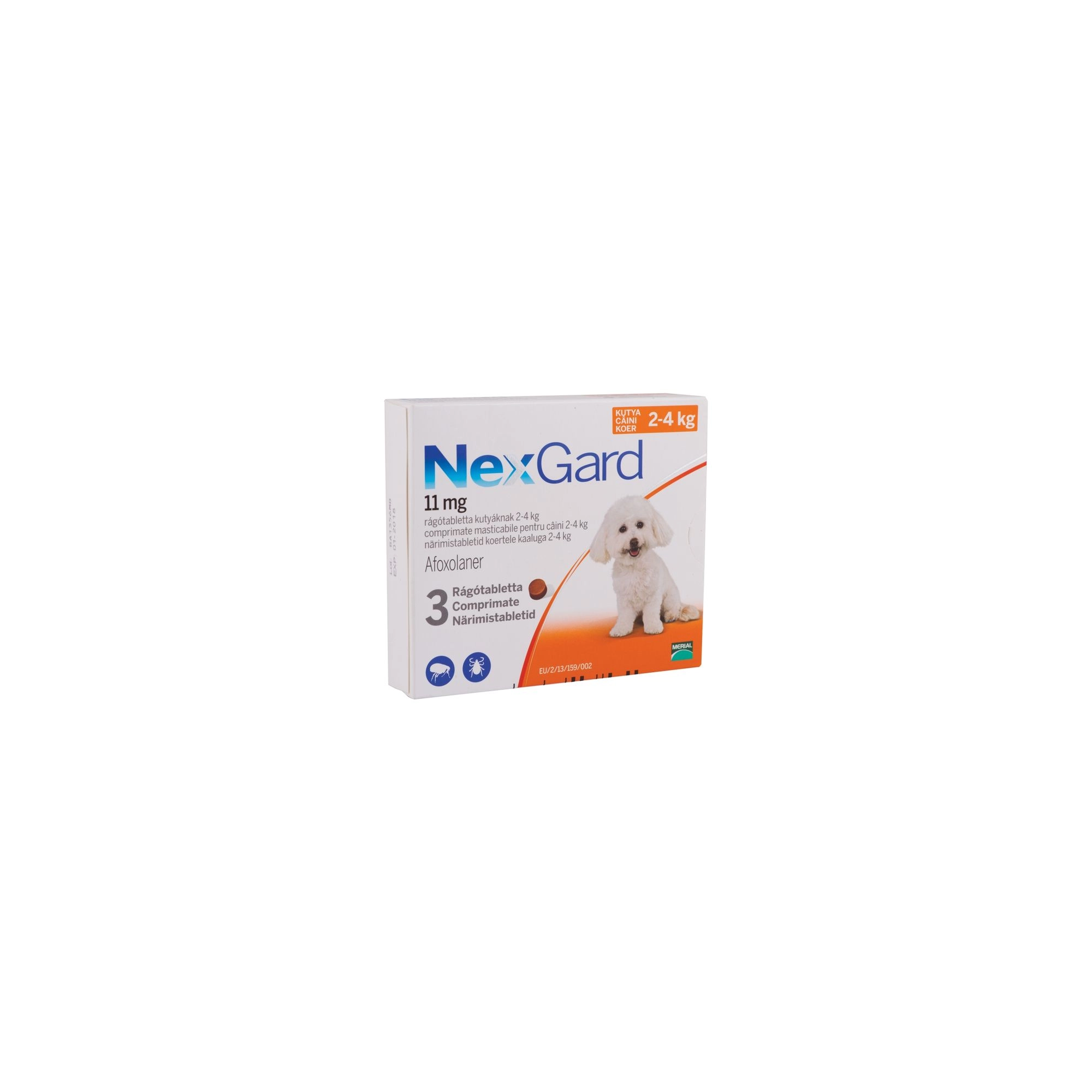 Nexgard Kutya S 2-4kg 3x