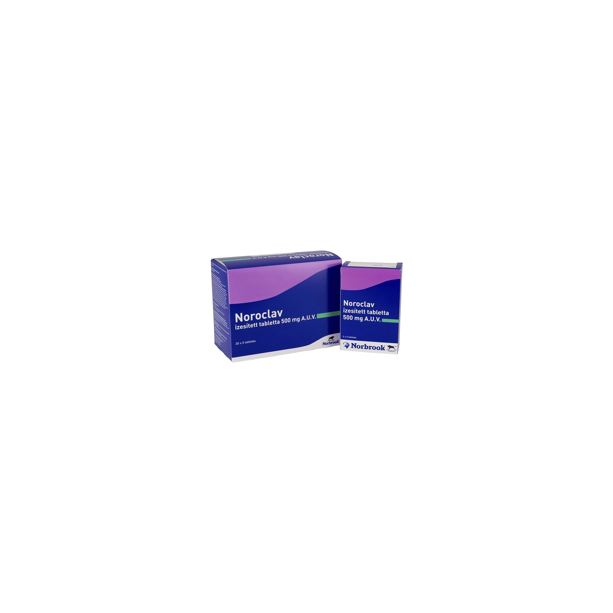 Noroclav 500 mg ízesített rágótabletta 100x