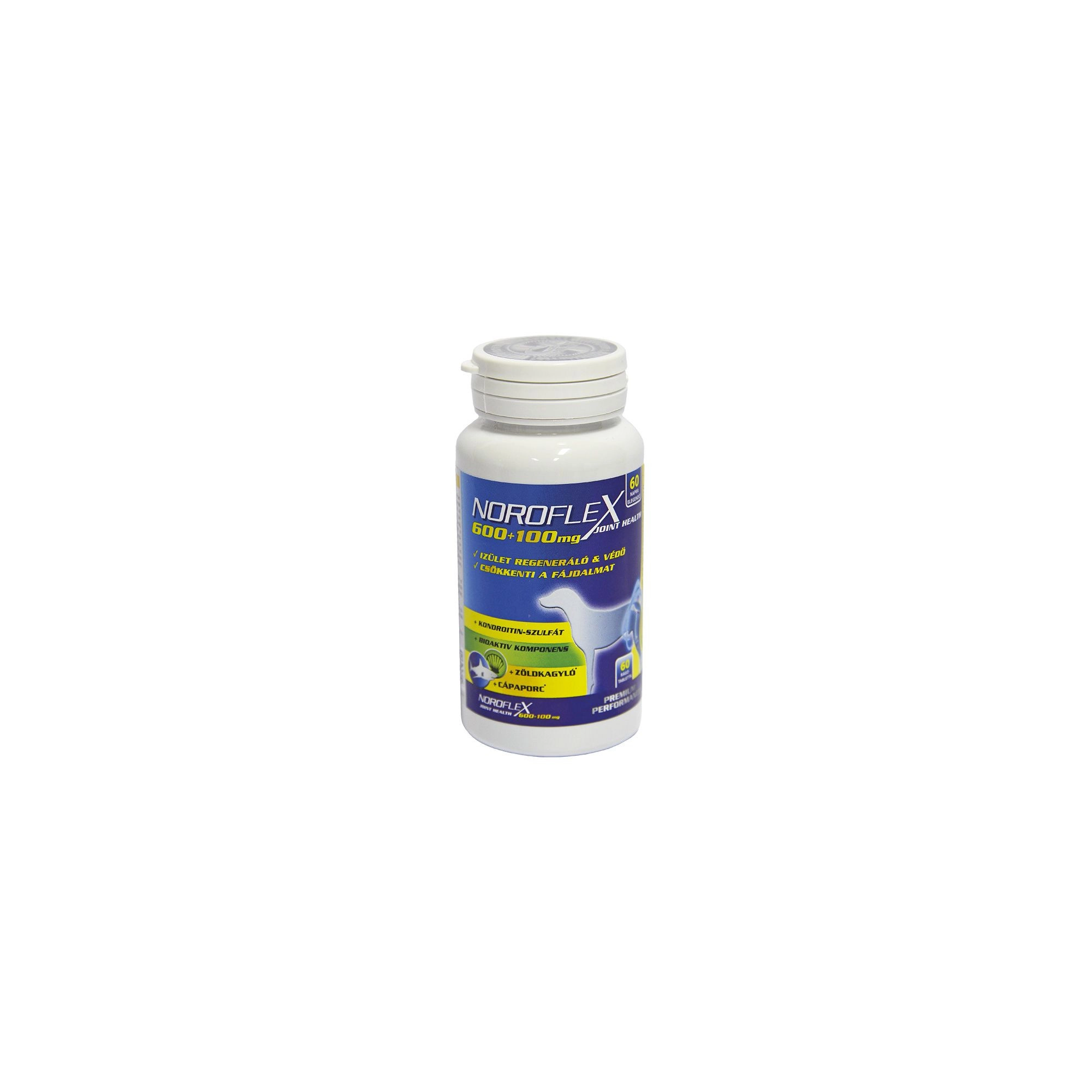 Noroflex 600+100mg 60db ízületvédő, fájdalomcsökkentő rágótabletta