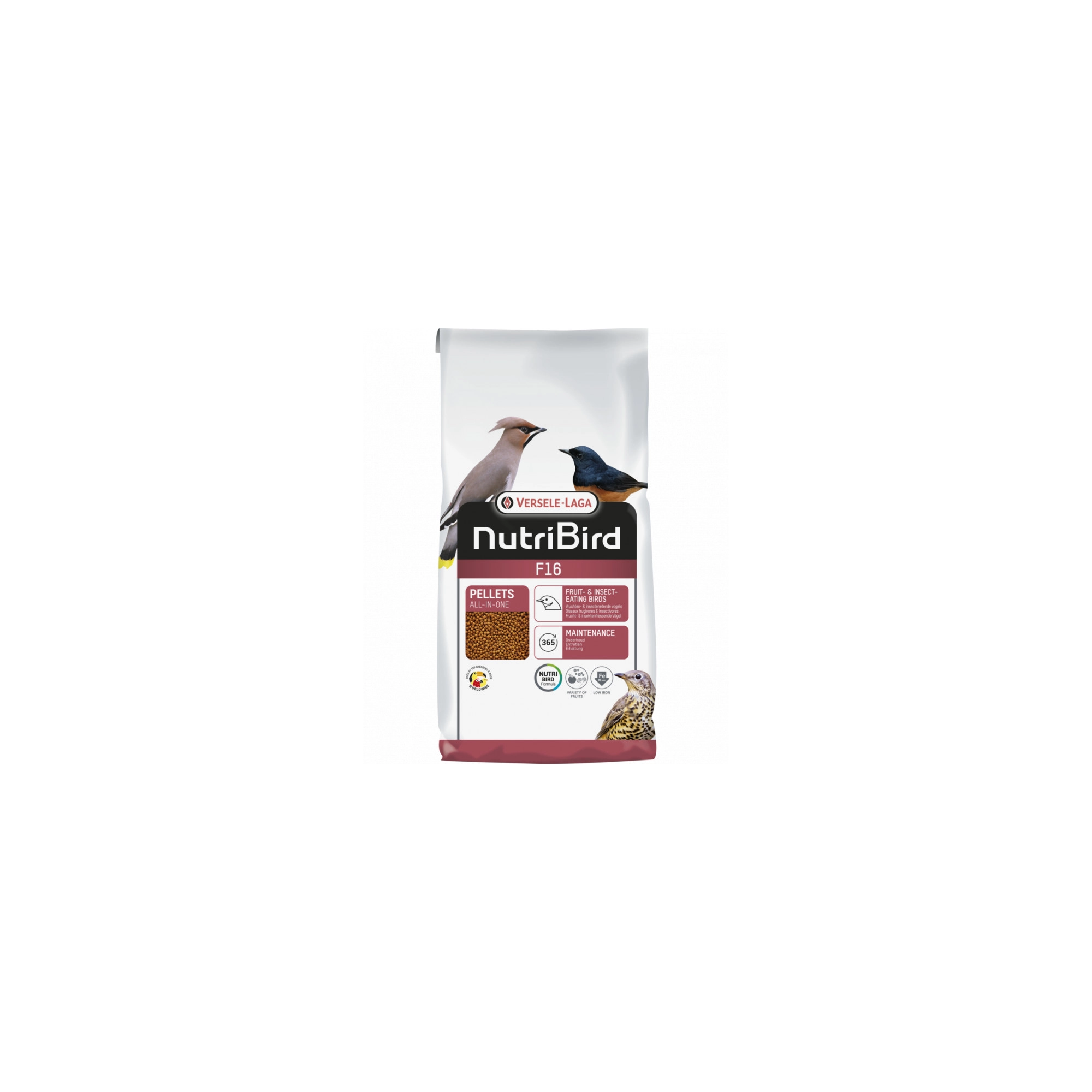 Nutribird F16 Kistestű madár fenntartó pellet 10kg