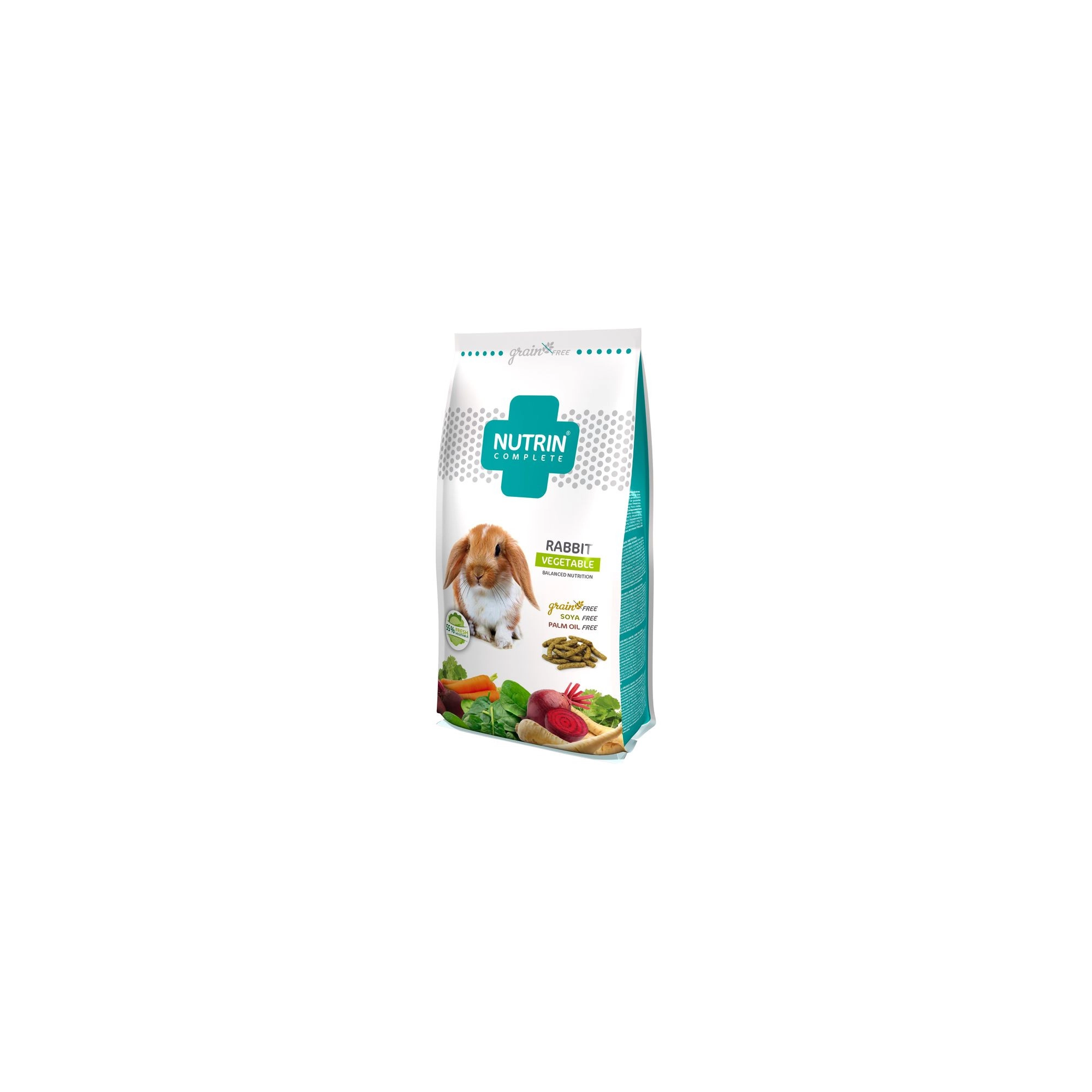 Nutrin Complete Nyúleledel Gabonamentes Zöldség 1500g