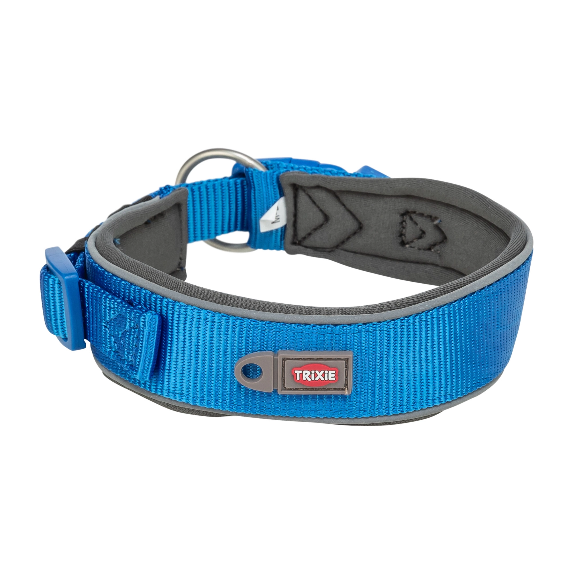 Trixie Nyakörv Premium extra széles, XS-S 27-35cm/25mm kék/szürke