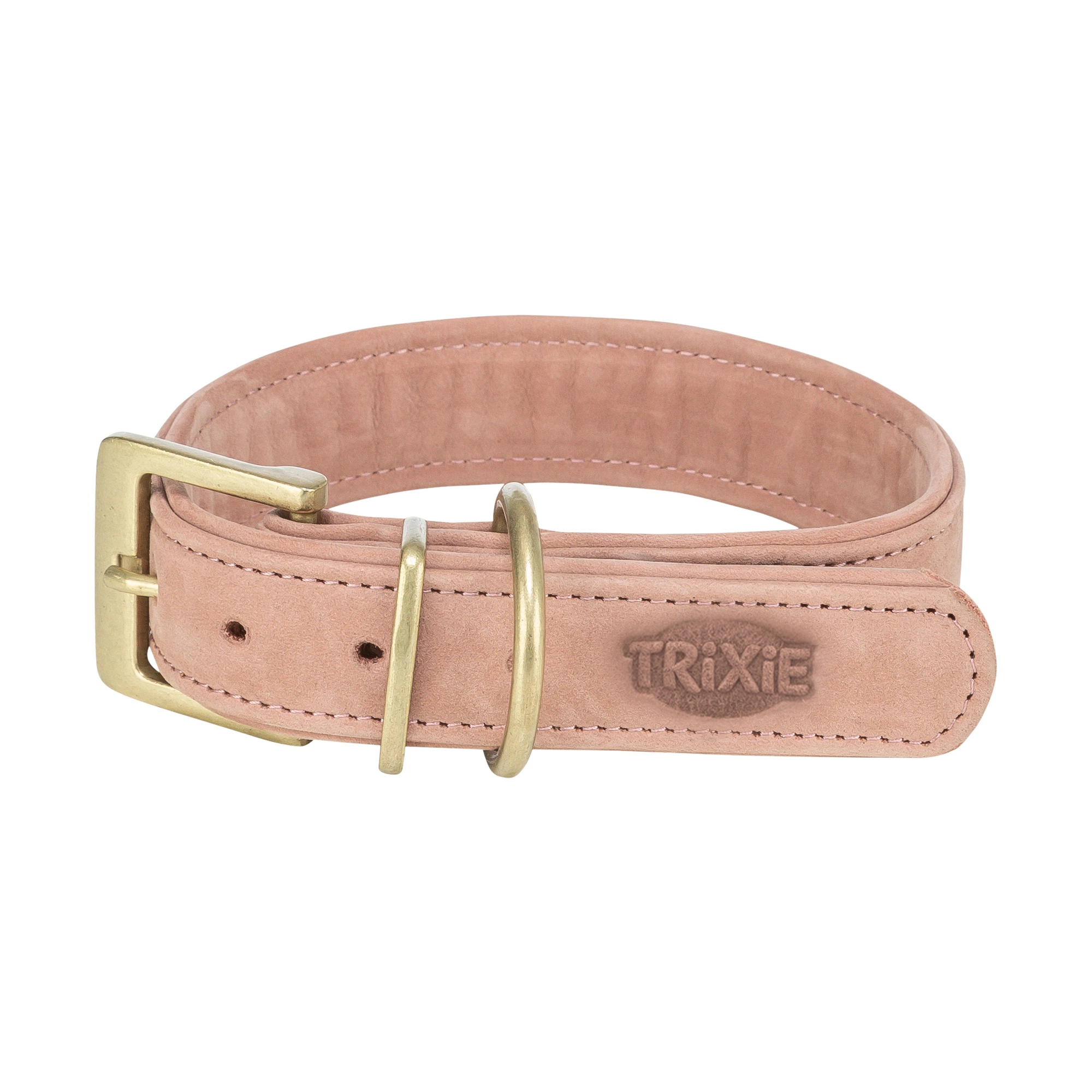 Trixie Nyakörv Pure bőr, M: 36–43 cm / 30 mm, rózsaszín