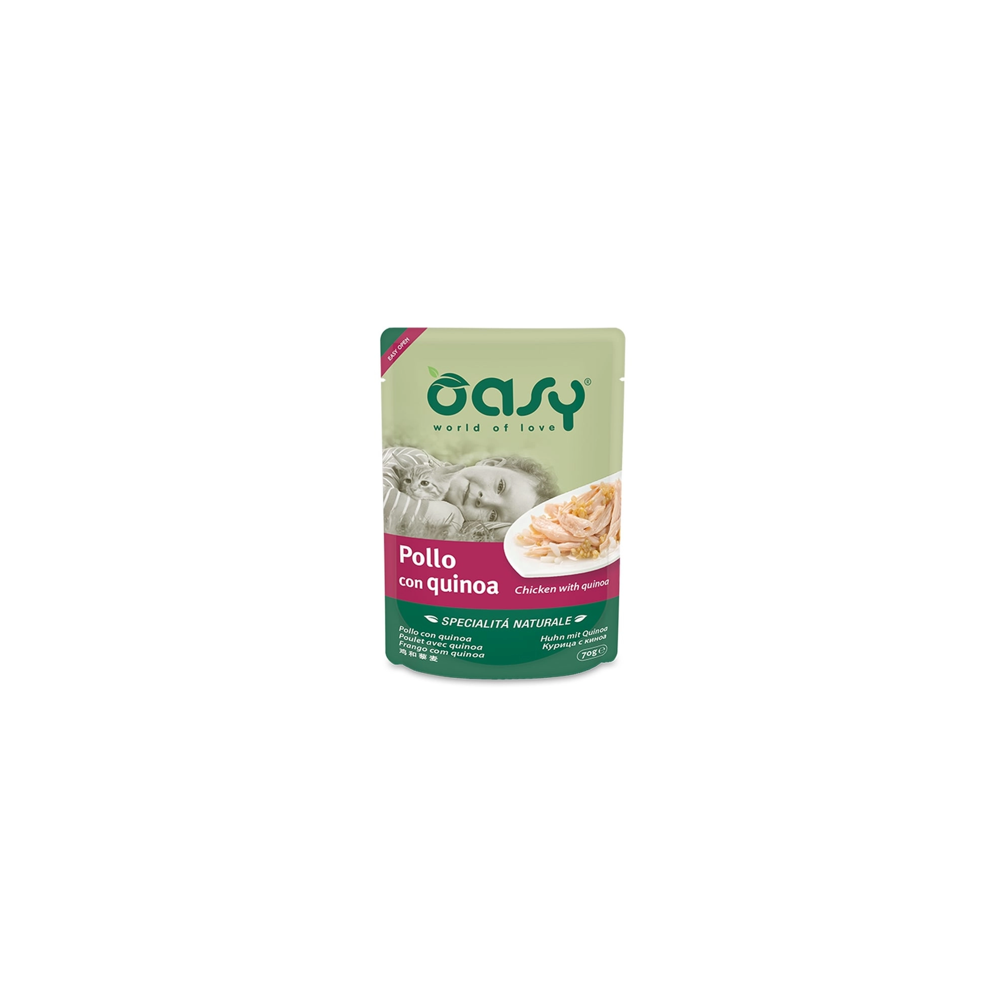 Oasy Cat Alutasak Natural Chicken & Quinoa 70g