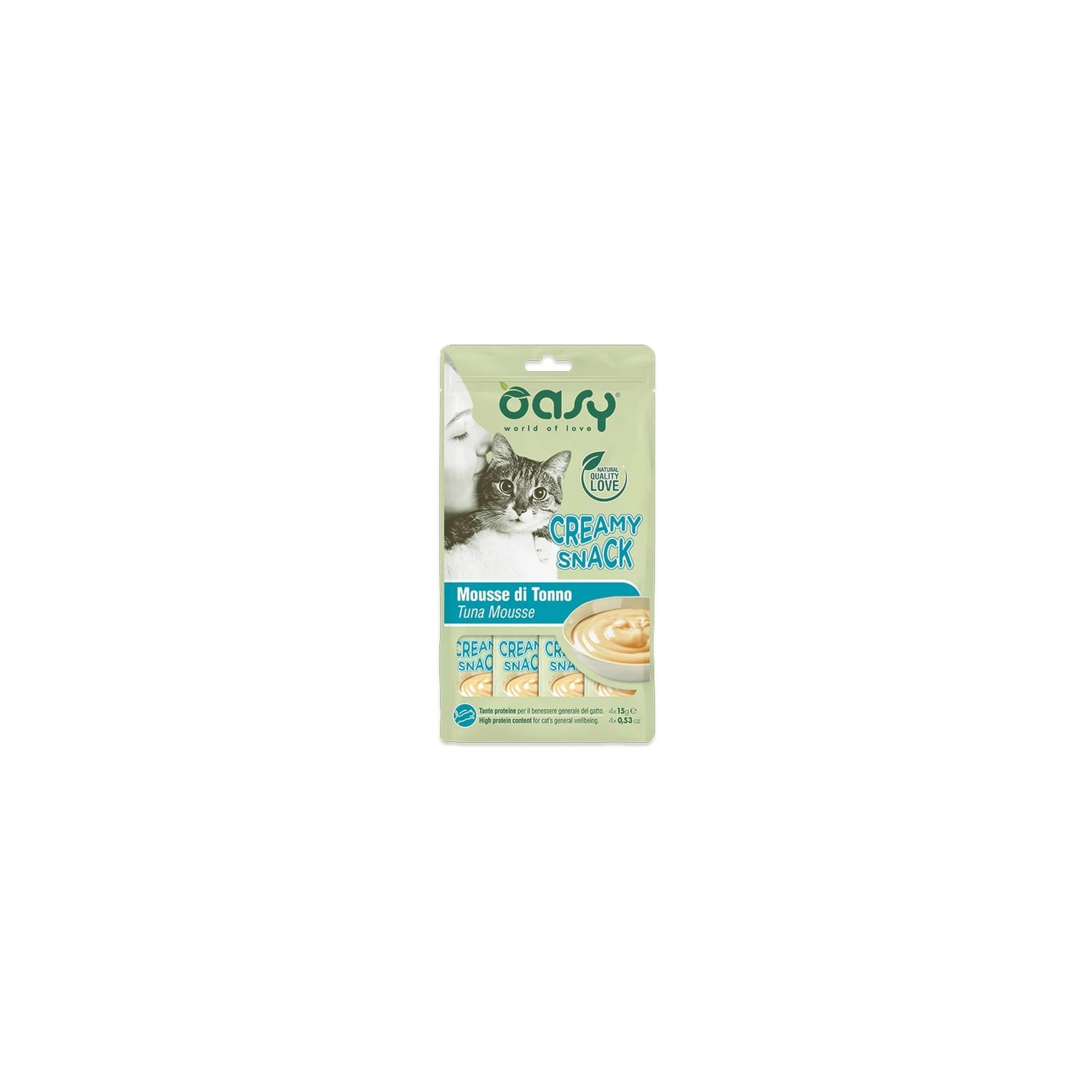 Oasy Cat Creamy Snack Tuna 4x15g