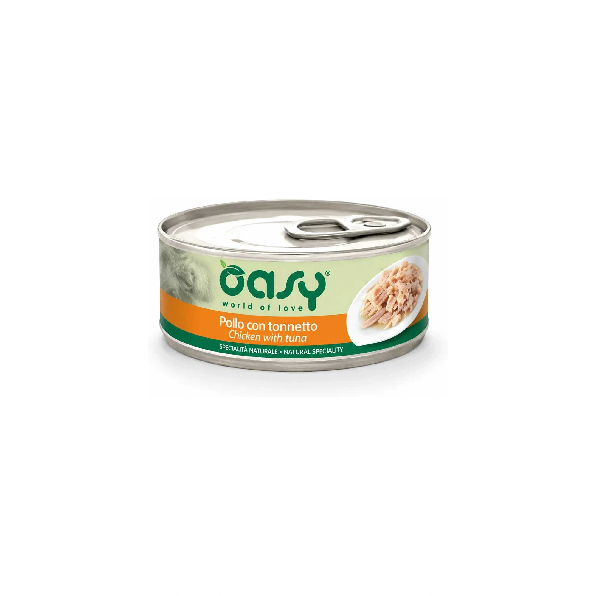 Oasy Cat Konzerv Natural Chicken & Cheese 70g