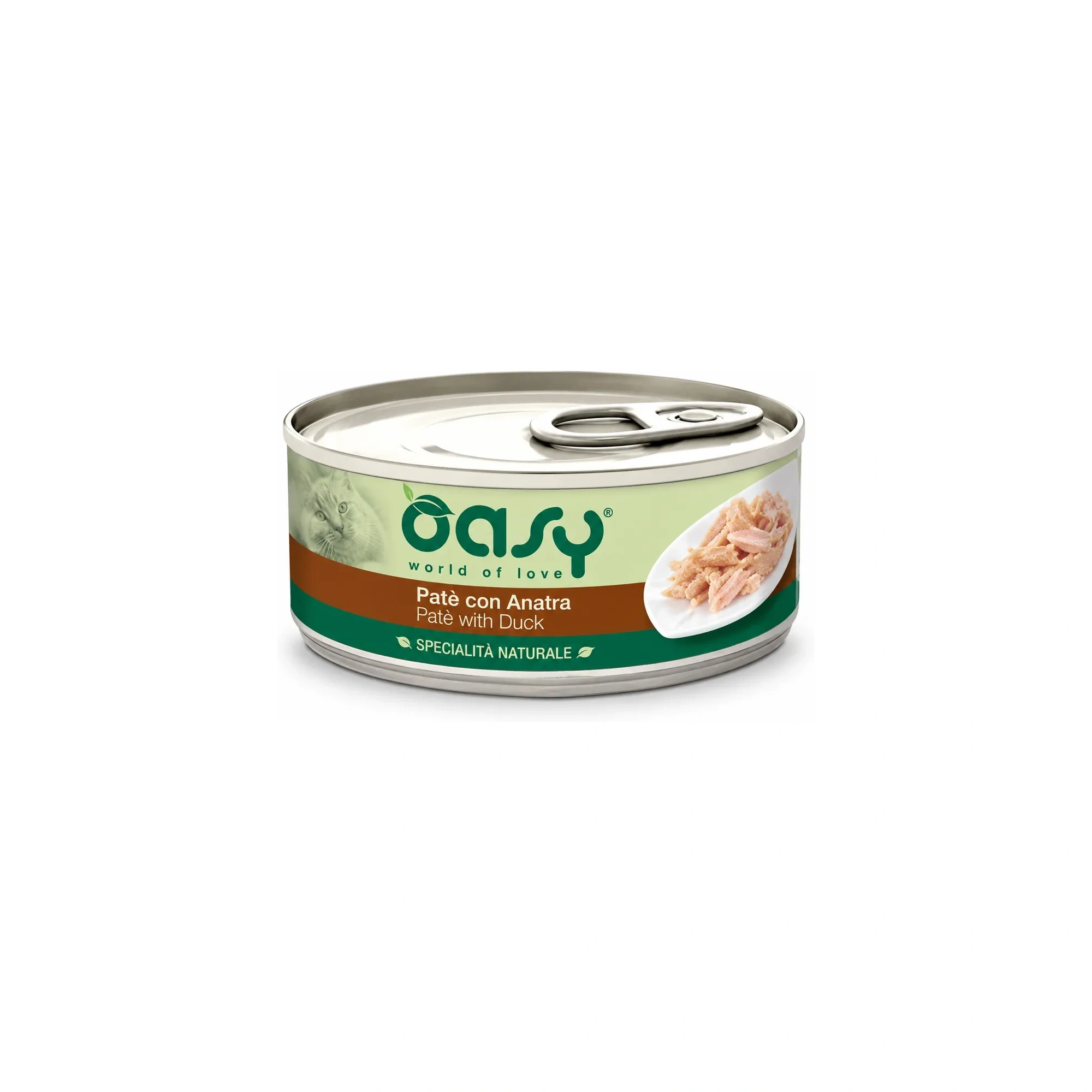 Oasy Cat Konzerv Natural Chicken & Duck 70g