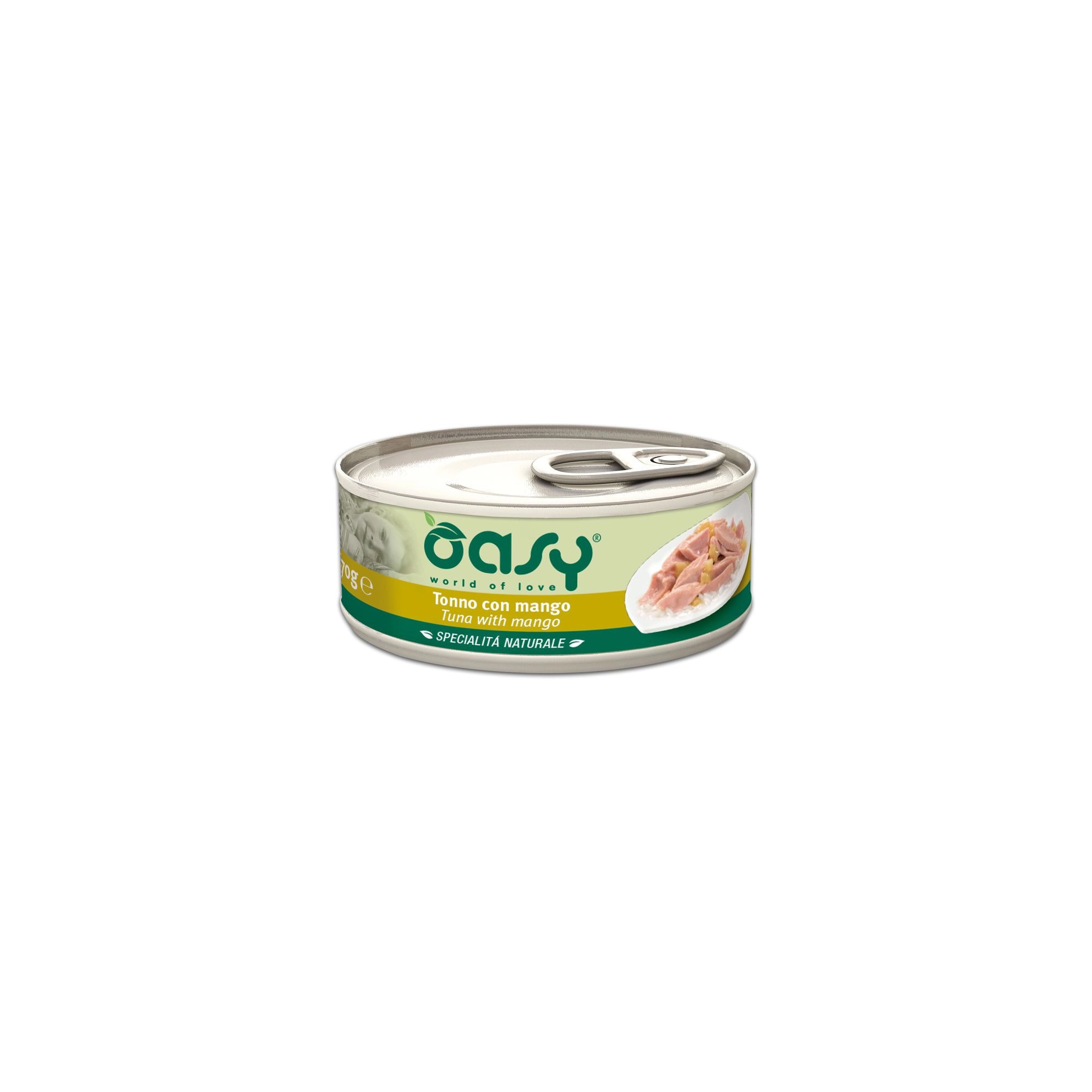 Oasy Cat Konzerv Natural Tuna & Mango 70g