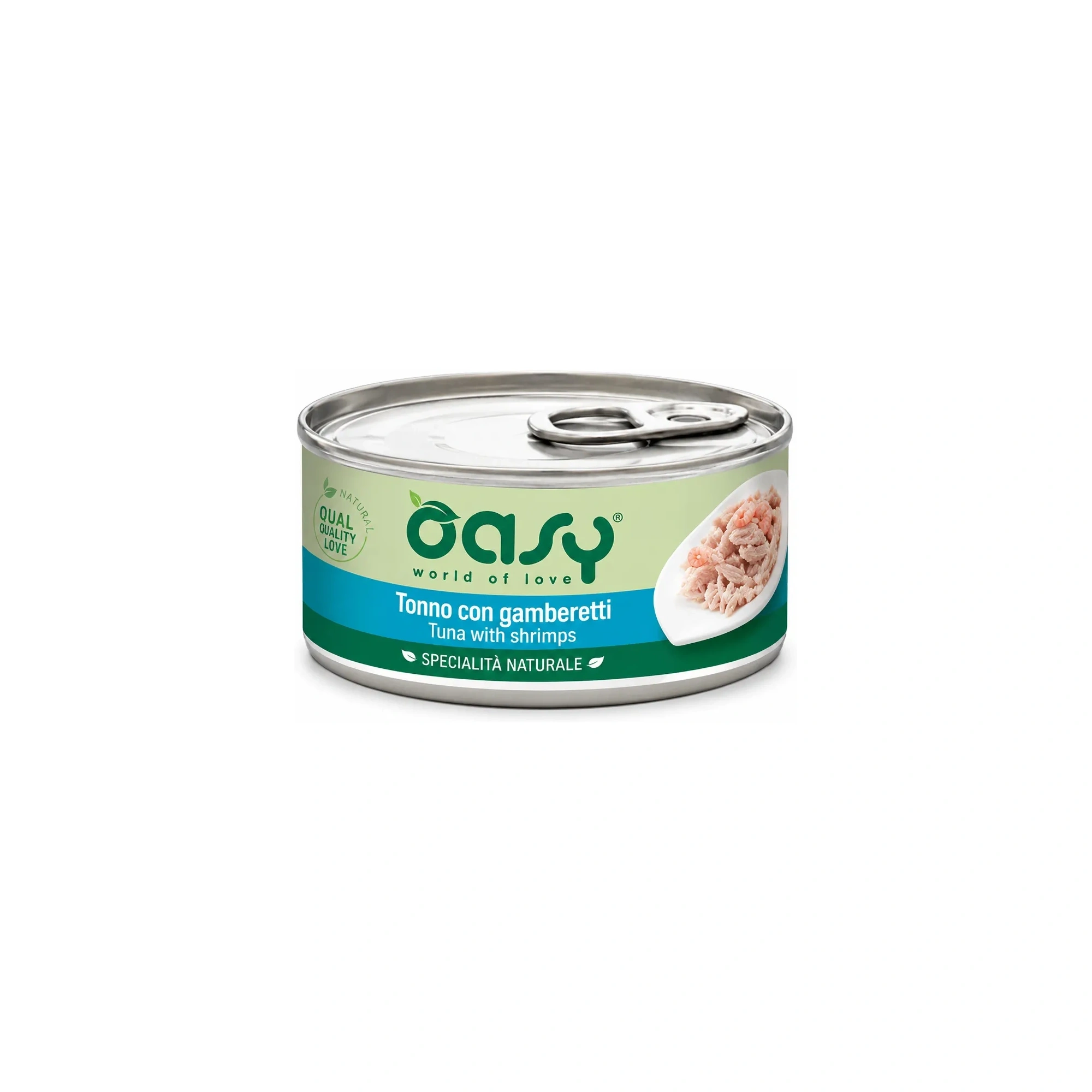 Oasy Cat Konzerv Natural Tuna & Shrimp 70g